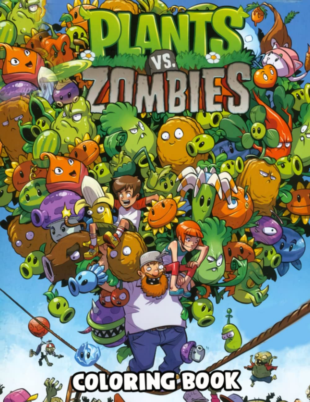Plants Vs Zombies Coloring Book Color And Have Fun Together With