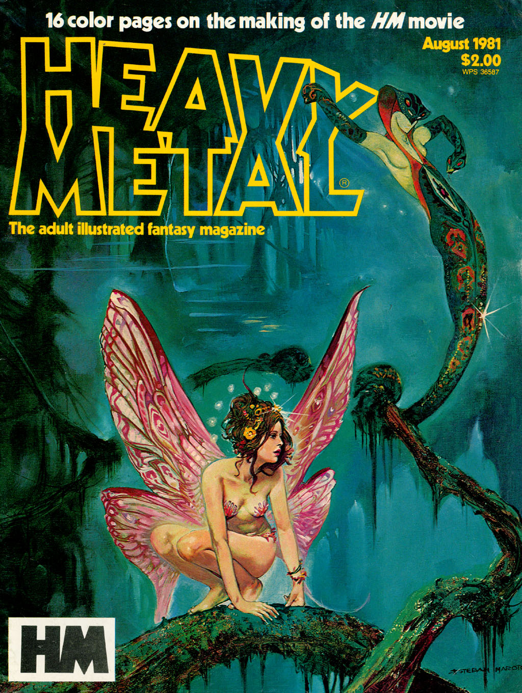 Heavy Metal, August 1981 book cover