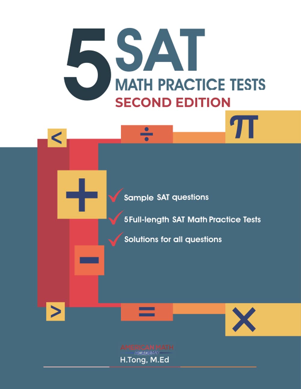 5 FullLength SAT Math Practice Tests by American Math Academy Goodreads