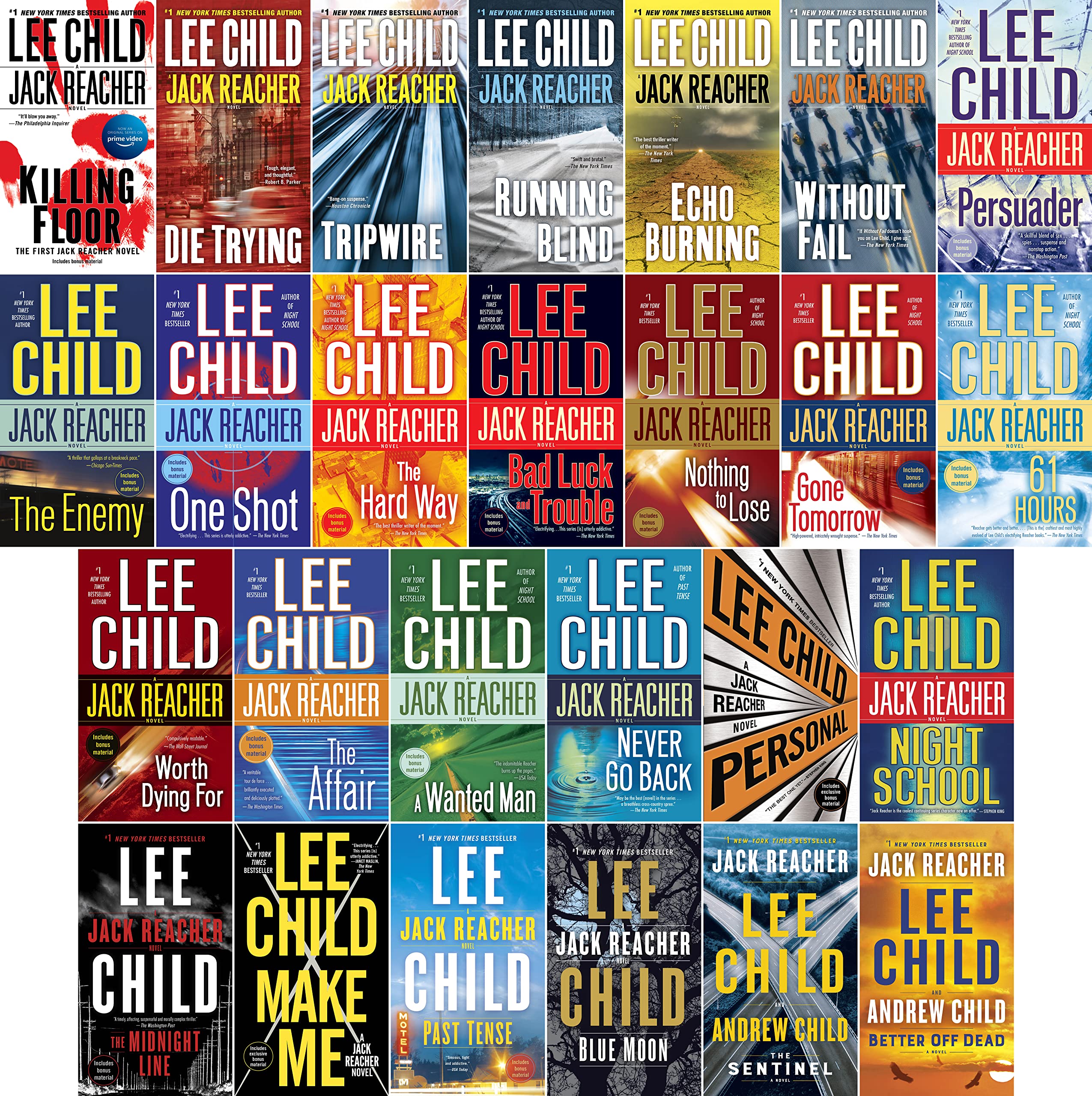 Jack Reacher Complete Series Set by Lee Child (26 Books) by Lee Child Goodreads