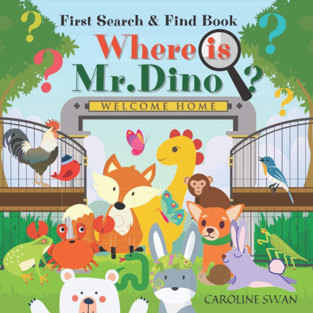 Search and Find Book Where is Mr. Dino? First Look and Find Book for