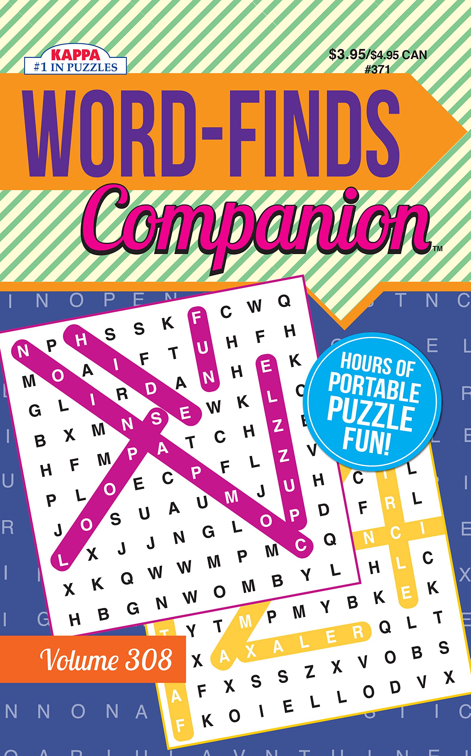 Companion WordFinds Puzzle BookWord Search by Kappa Books Publishers