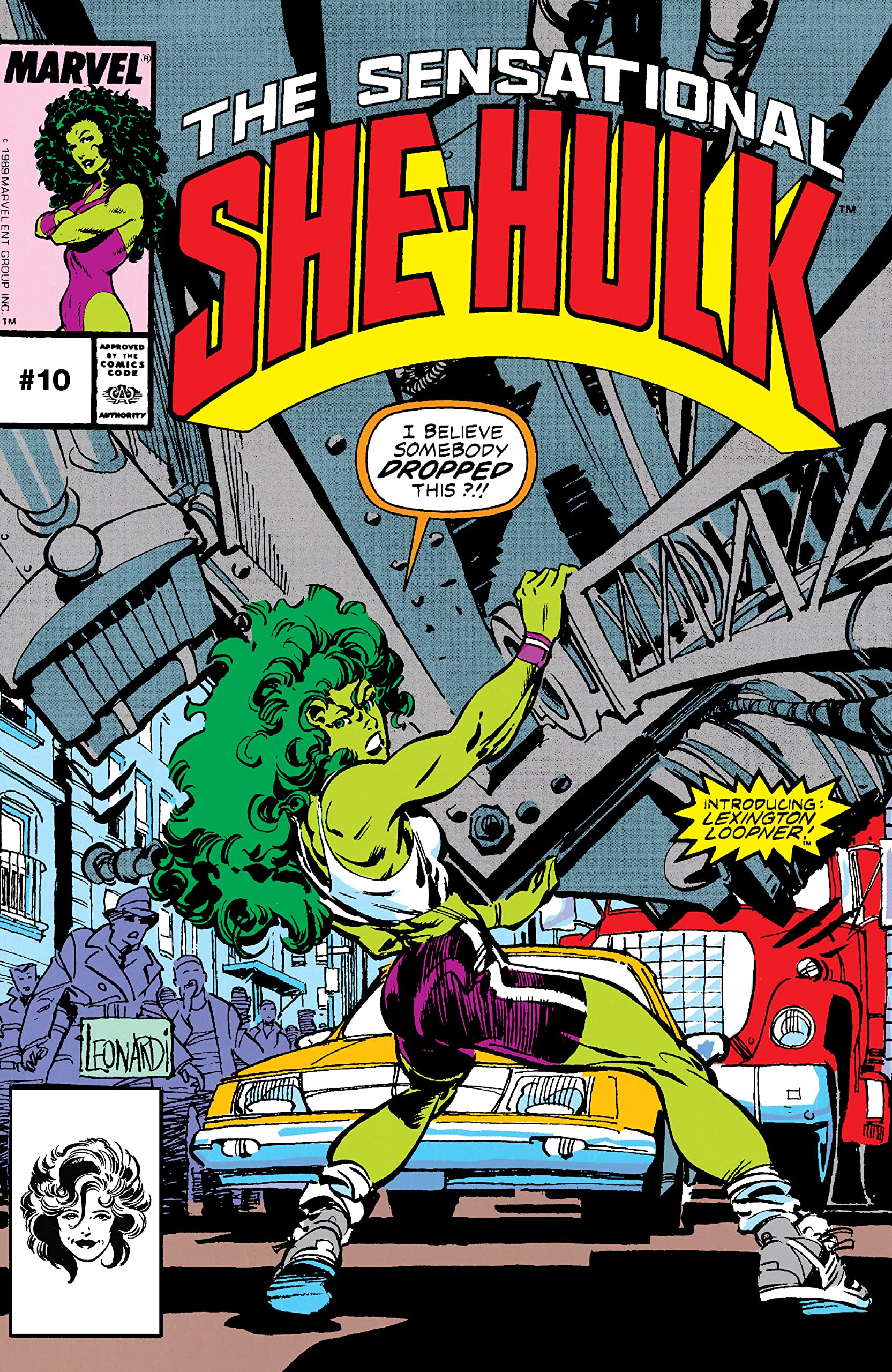 The Sensational She-Hulk (1989) book cover 1