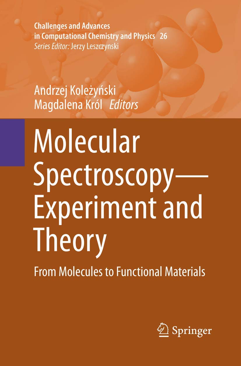 Spectroscopy Good Book Molecular Spectroscopy―Experiment and Theory: From Molecules to ...