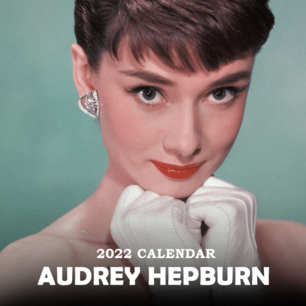 Audrey Hepburn Calendar 2022 Beautiful Celebrity For Fans Lunar Moon