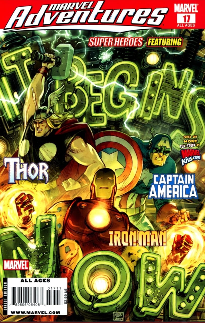 Marvel Adventures book cover