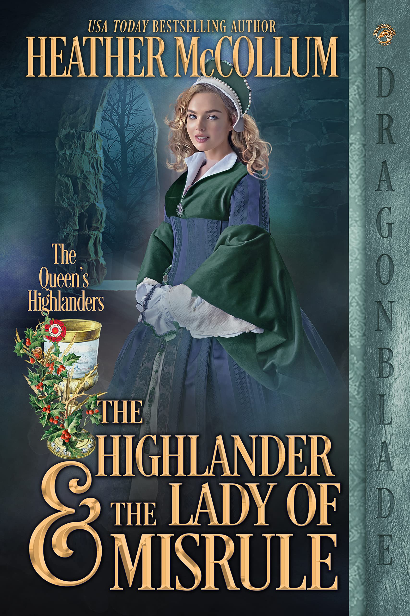 The Highlander and The Lady of Misrule book cover