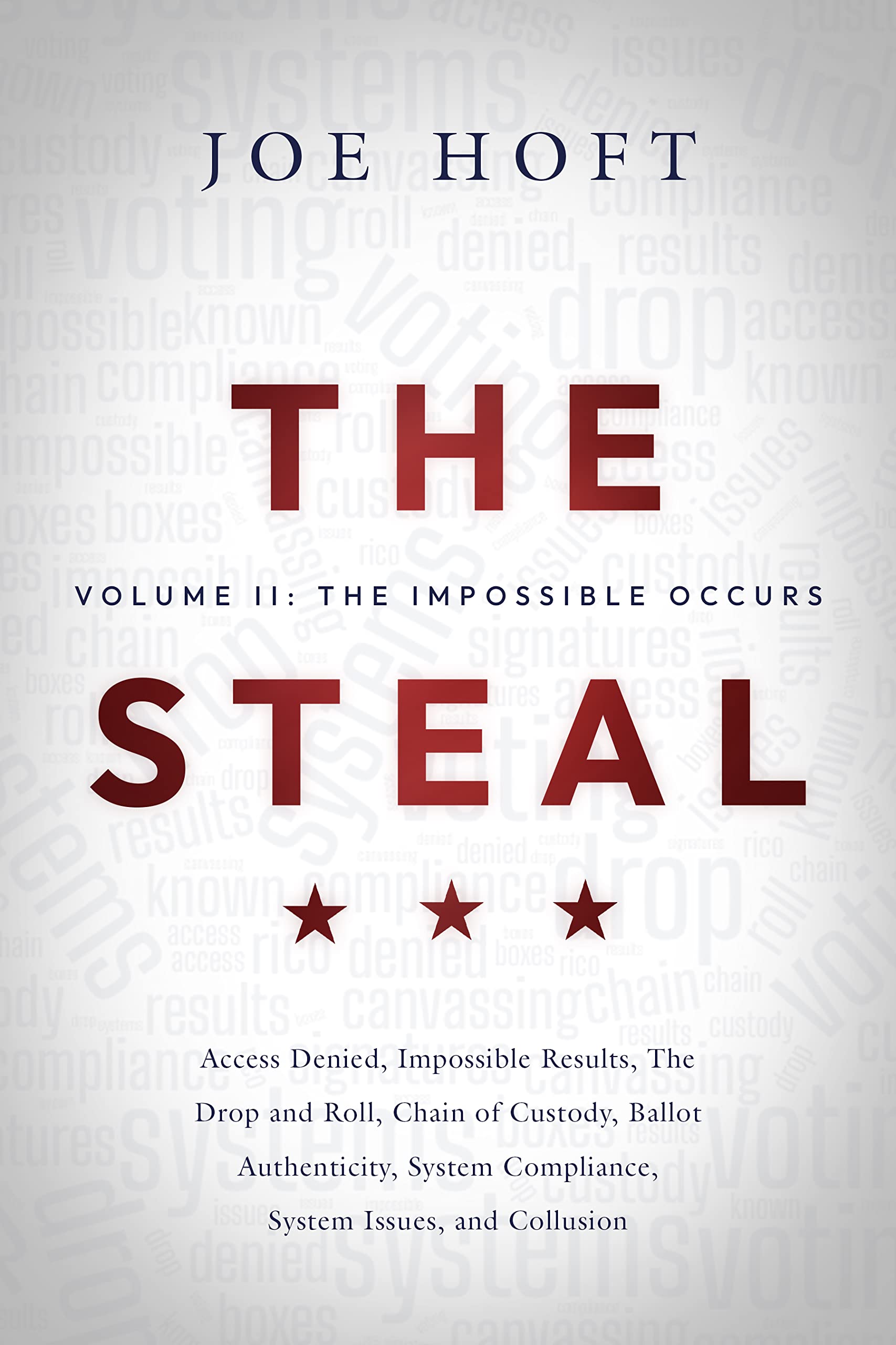 The Steal - Volume II: The Impossible Occurs: Access Denied, Impossible Results, The Drop and Roll, Chain of Custody, Authenticity, System Compliance, System Issues, and RICO