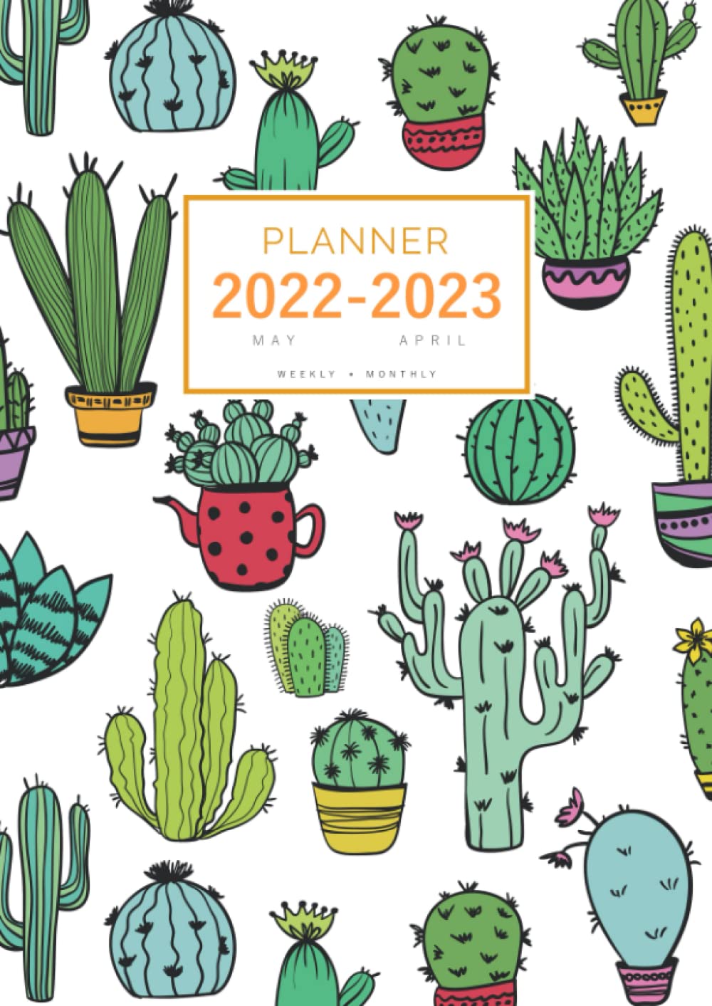 Planner 20222023 A4 Weekly and Monthly Organizer from May 2022 to