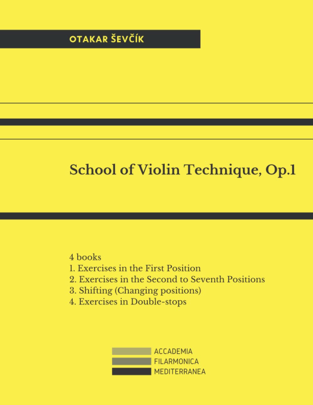 School of Violin Technique, Op.1 Complete opera. Books 1234 by