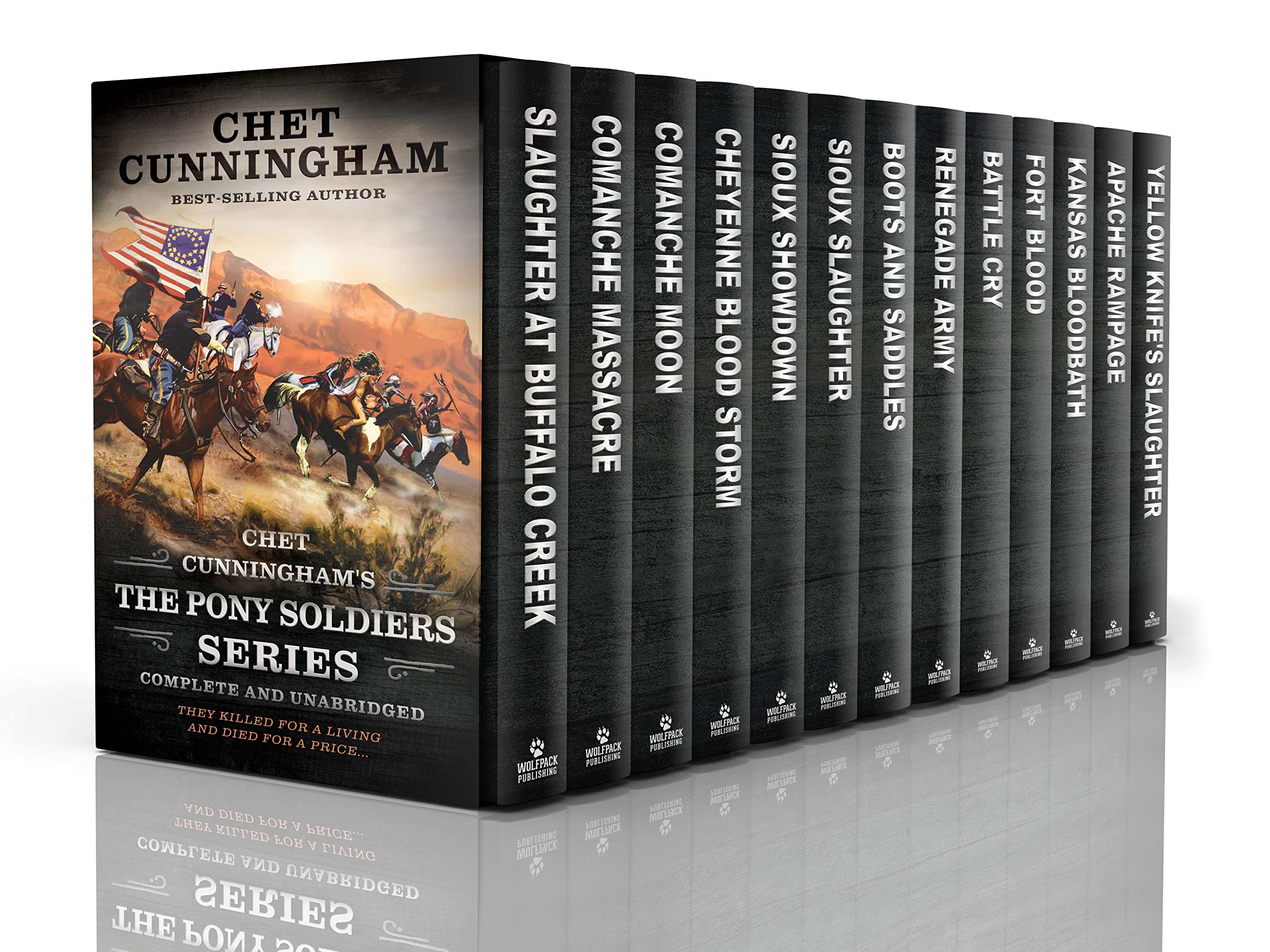 Chet Cunningham's The Pony Soldiers Series book cover