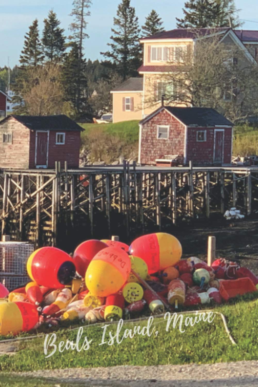 Beals Island, Maine A multi use journal with college ruled pages on