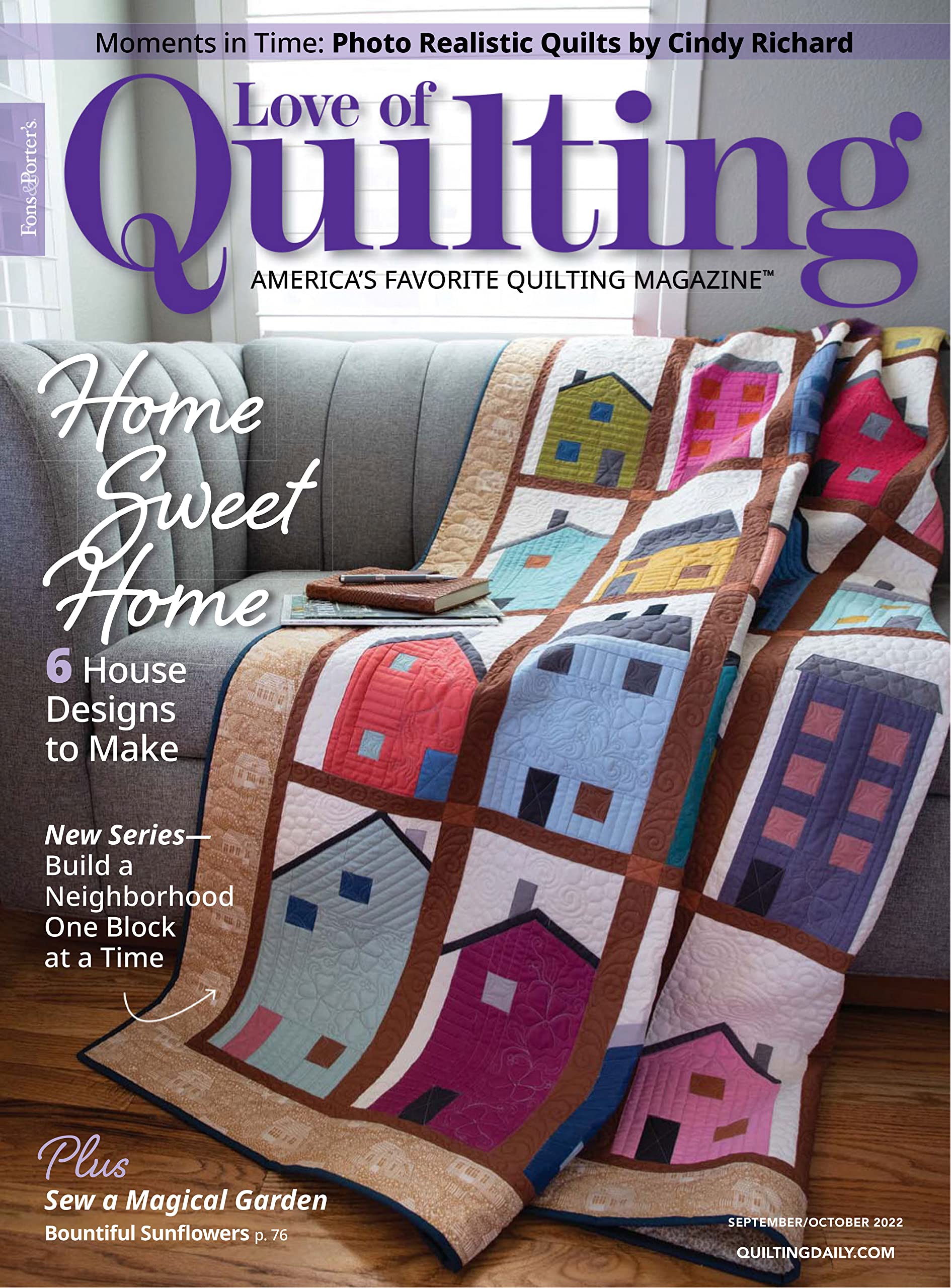 Love of Quilting Magazine – September/October 2022 | English | 100 pages |