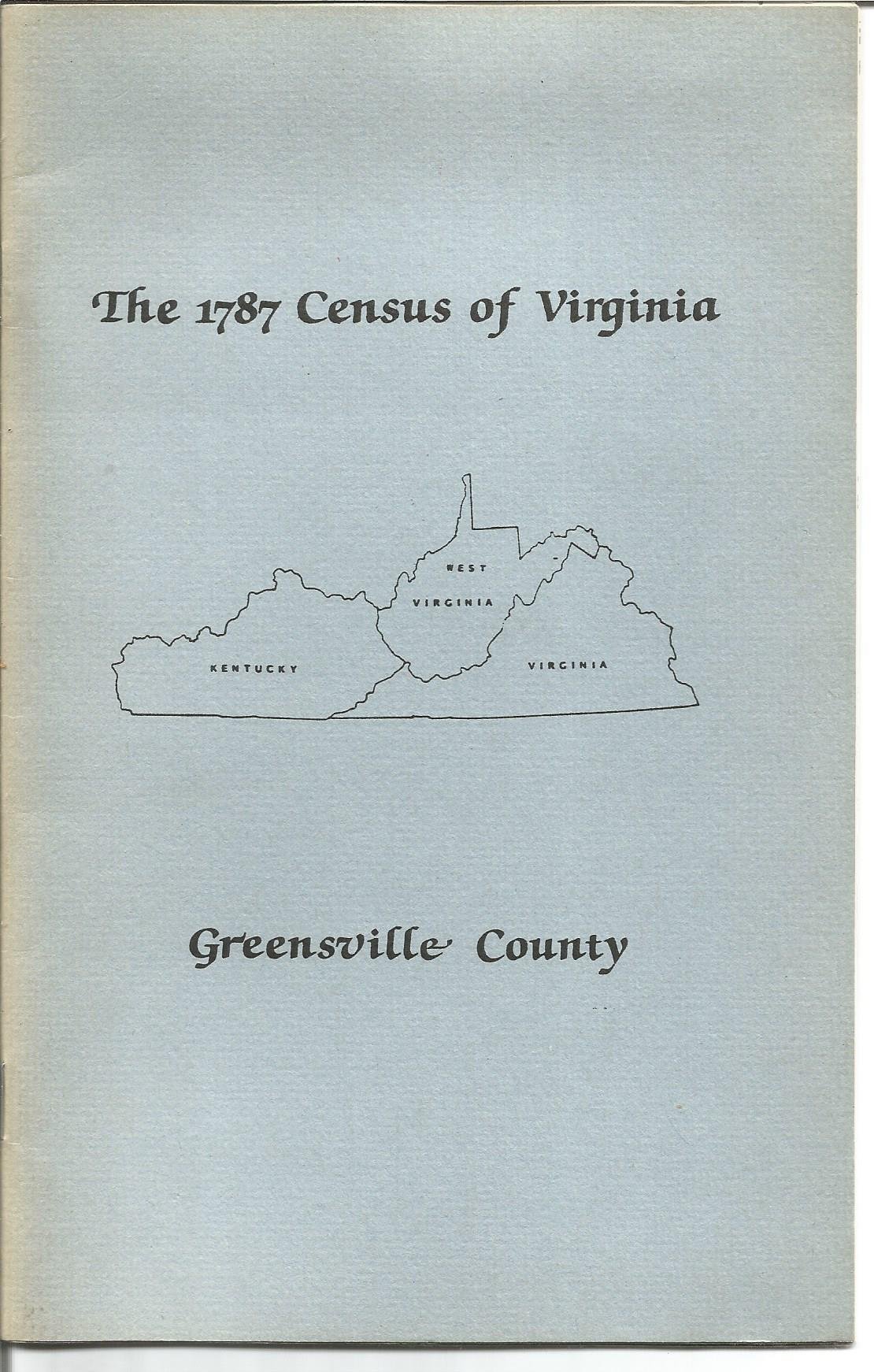 The personal property tax lists for the year 1787 for Greensville