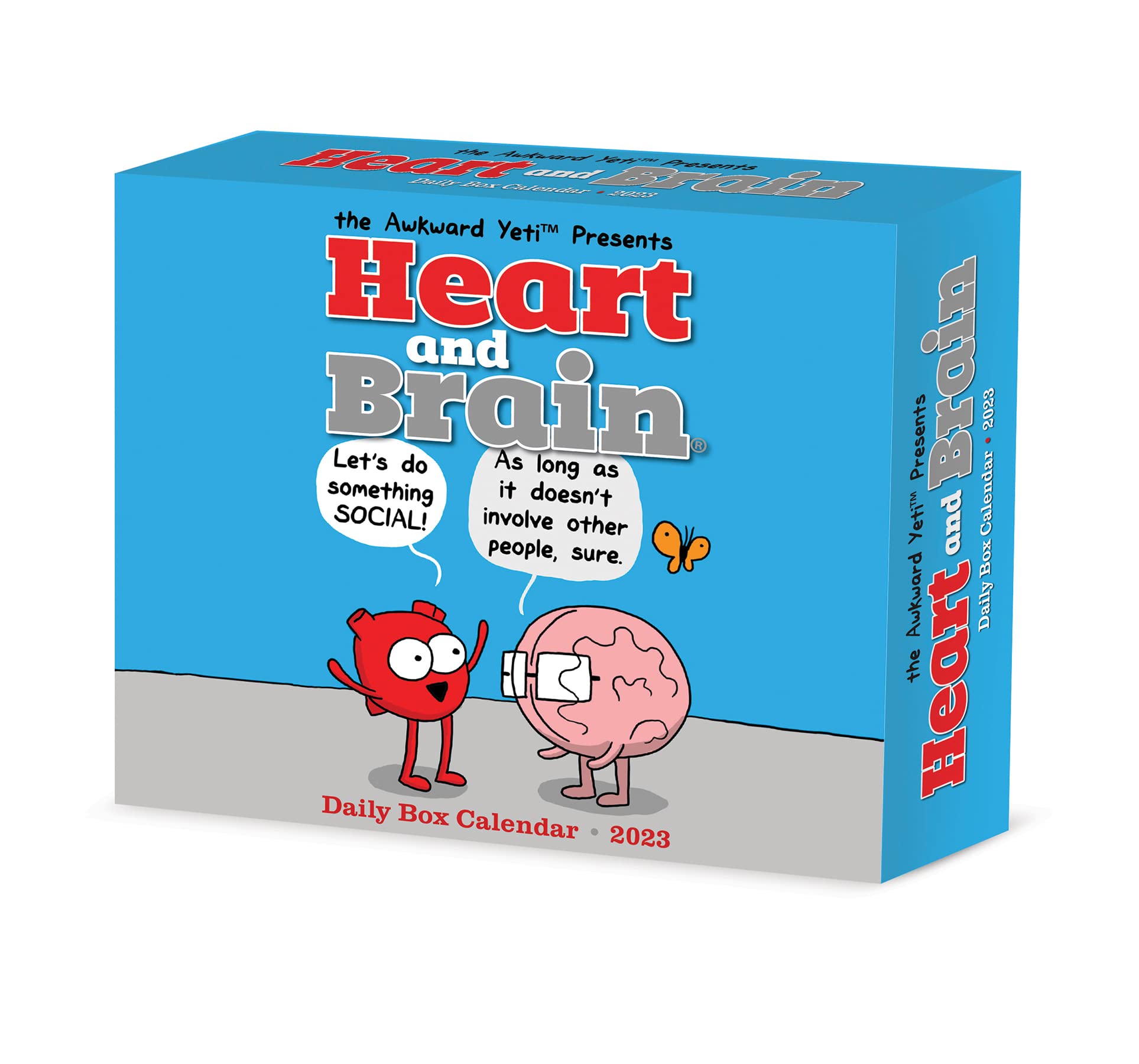 Heart & Brain by the Awkward Yeti 2023 Box Calendar by Nick Seluk