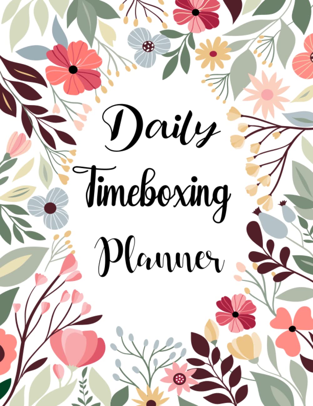 Daily Timeboxing Planner Time Block Journal for Hourly Productivity