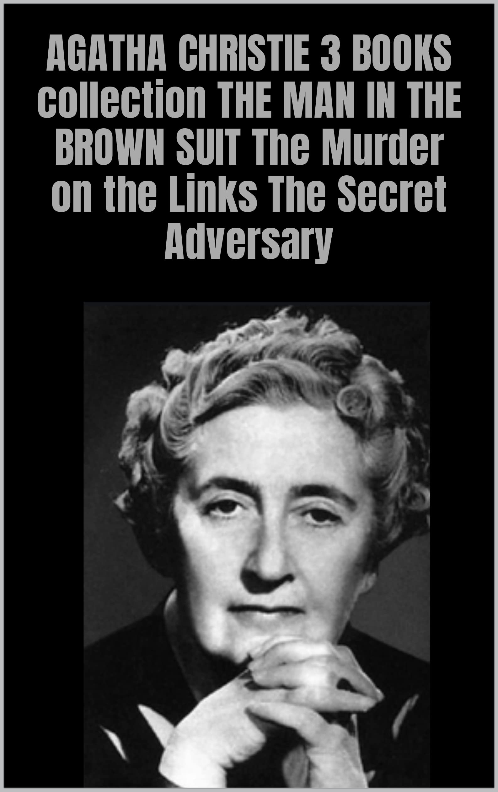 AGATHA CHRISTIE 3 BOOKS collection THE MAN IN THE BROWN SUIT The Murder on the Links The Secret