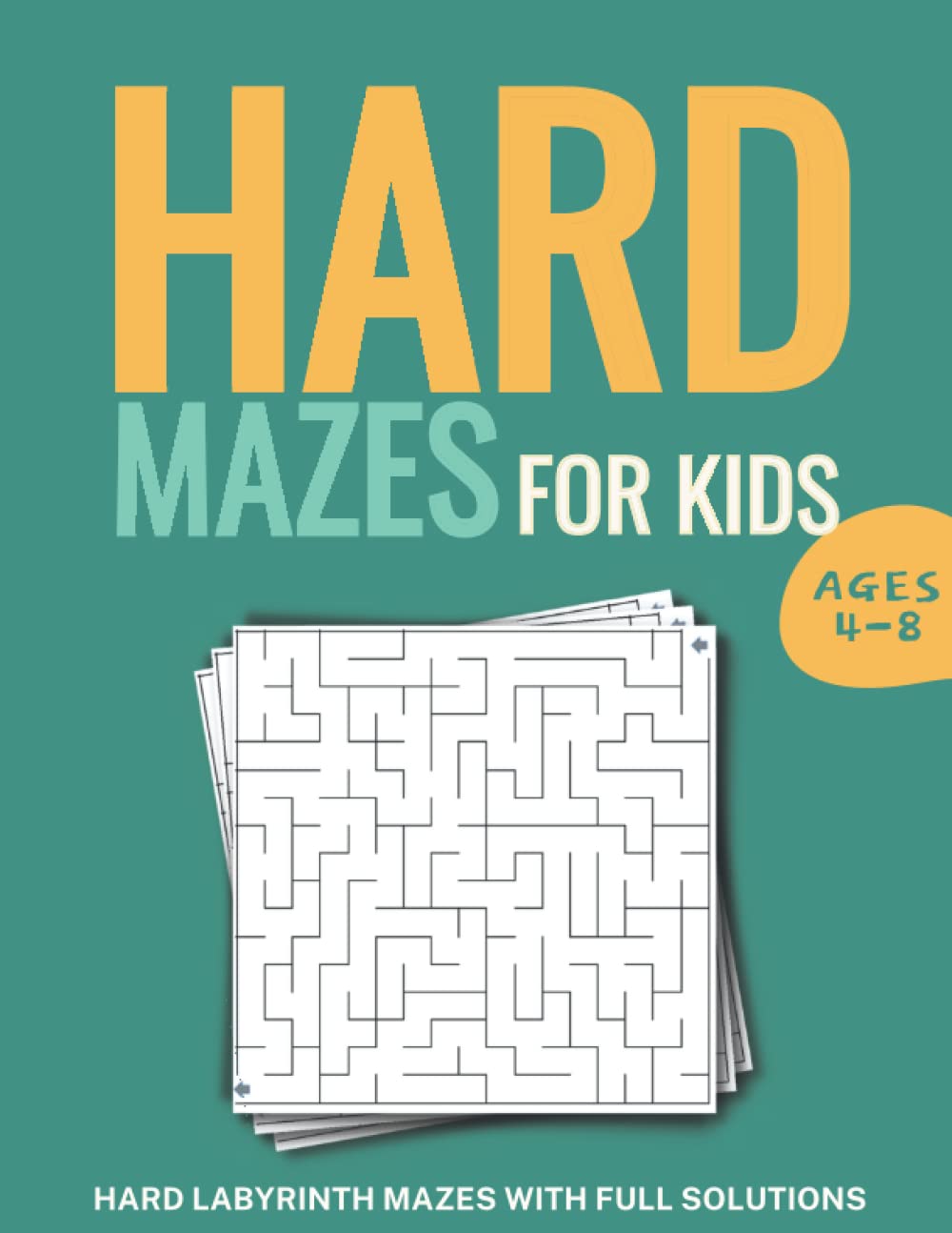 Hard Mazes for Kids ages 48 Hard Labyrinth Mazes for preschoolers