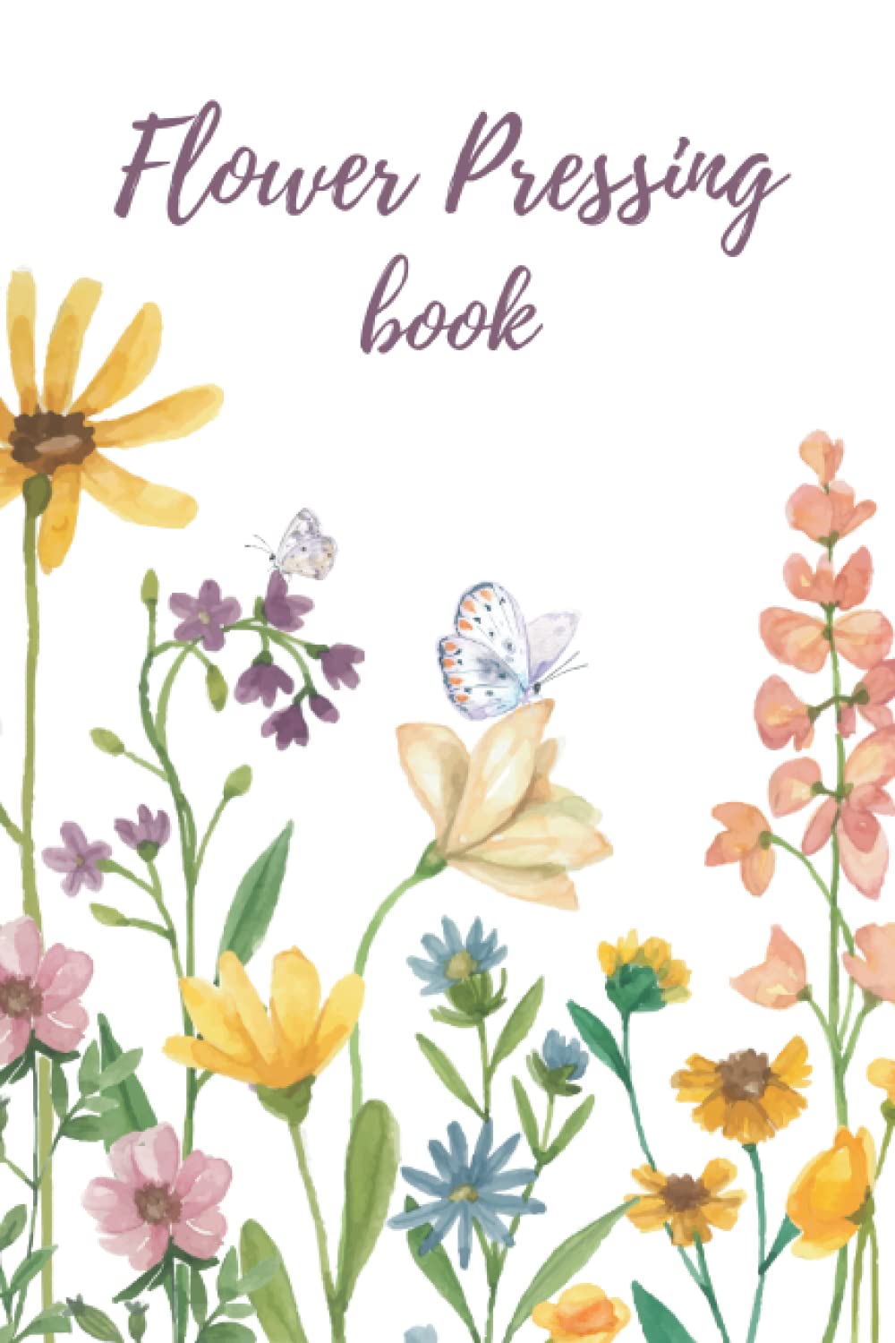 Flower Pressing book Flower Pressing Journal For Women And Kids To Log