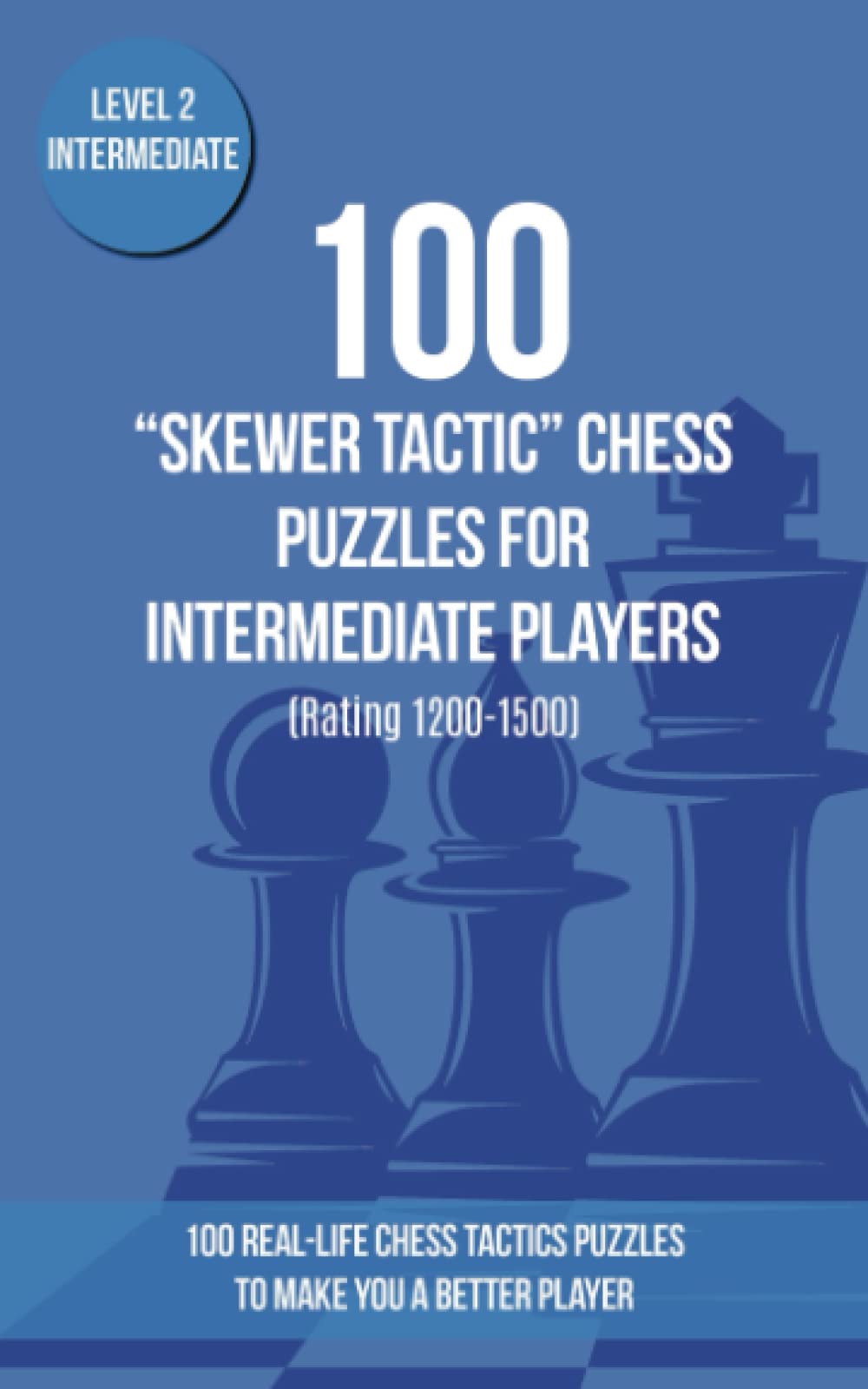 100 “Skewer Tactic” Chess Puzzles for Intermediate Players (Rating 1200