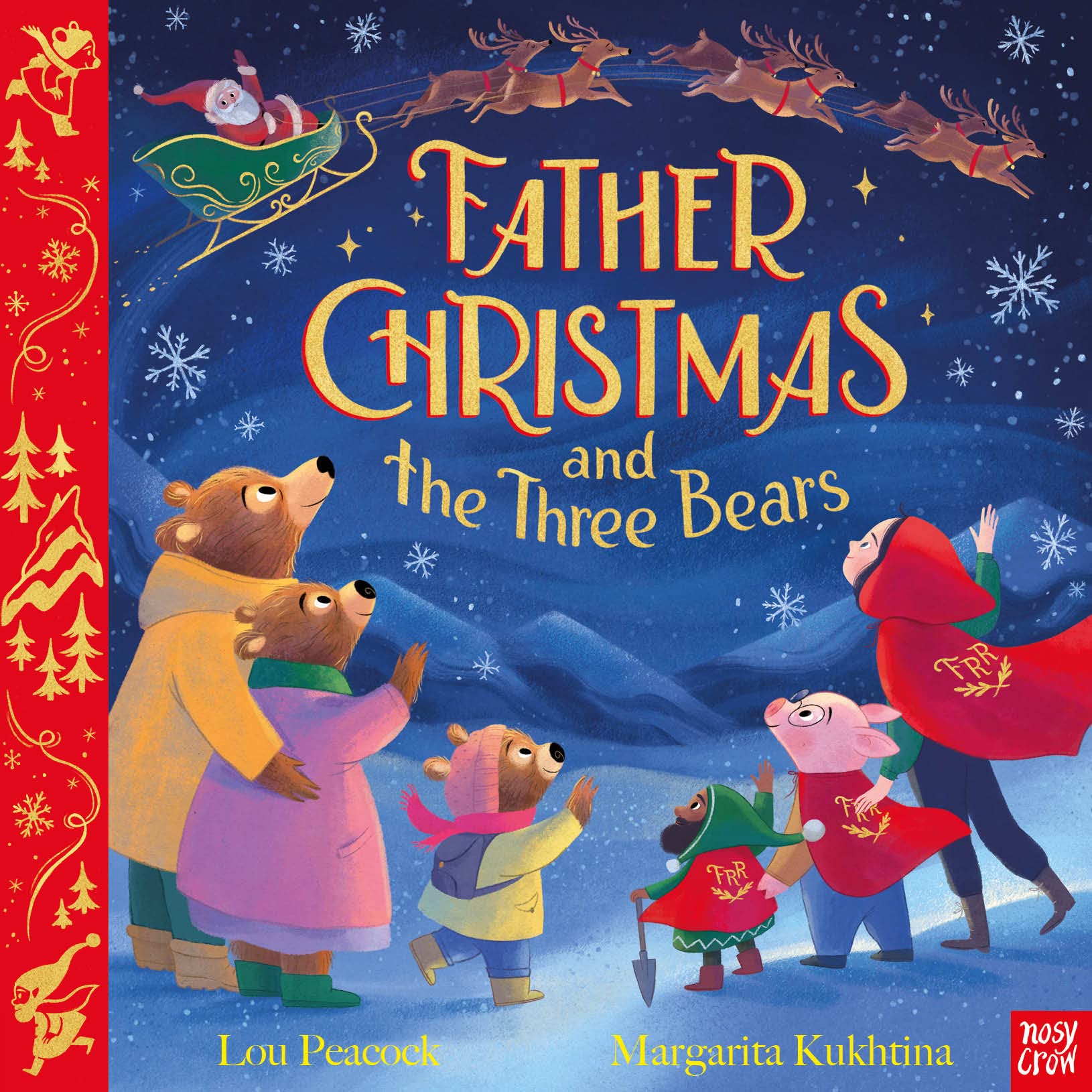 Father christmas and the three bears