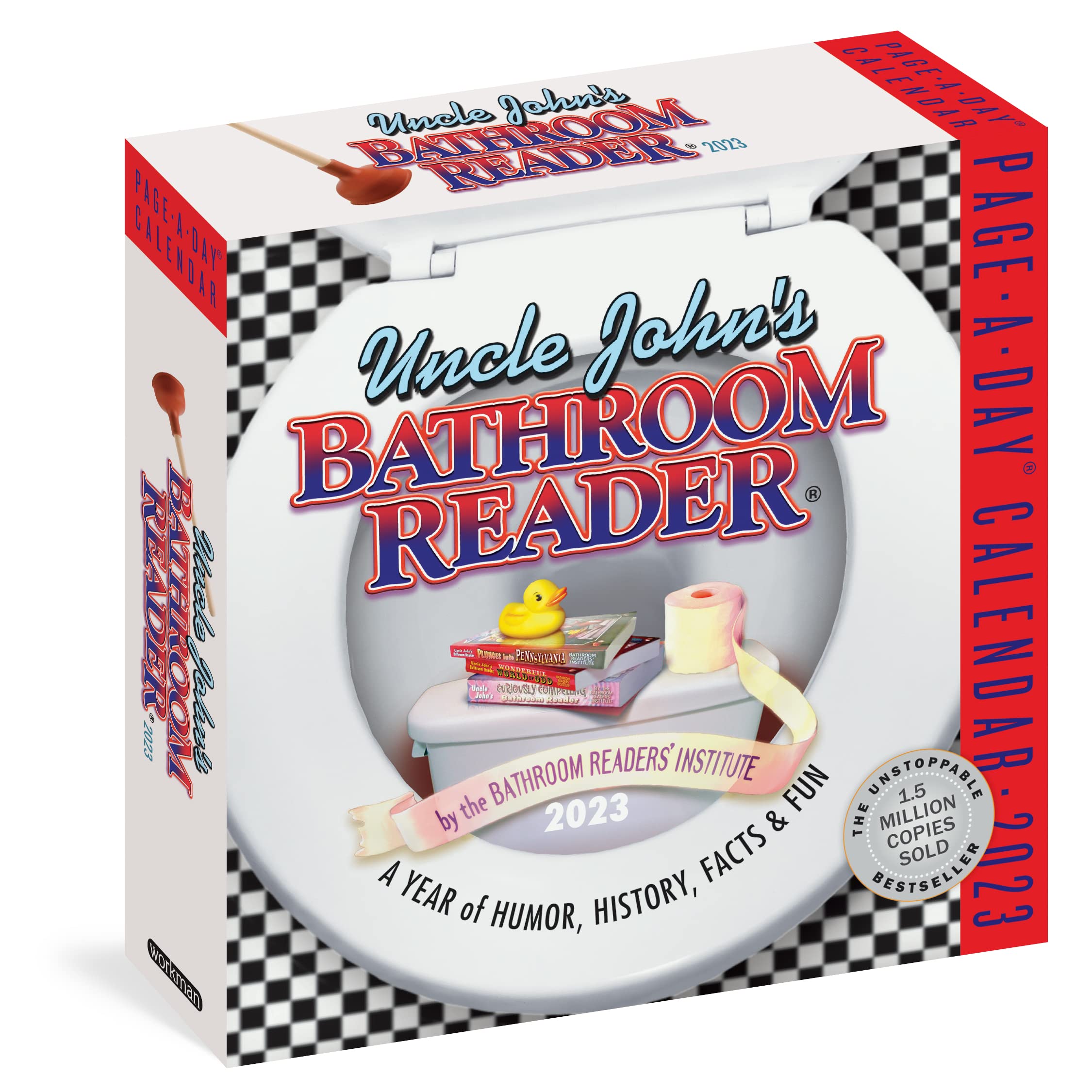 Uncle John’s Bathroom Reader PageADay Calendar 2023 A Year of Humor, History, Facts & Fun by