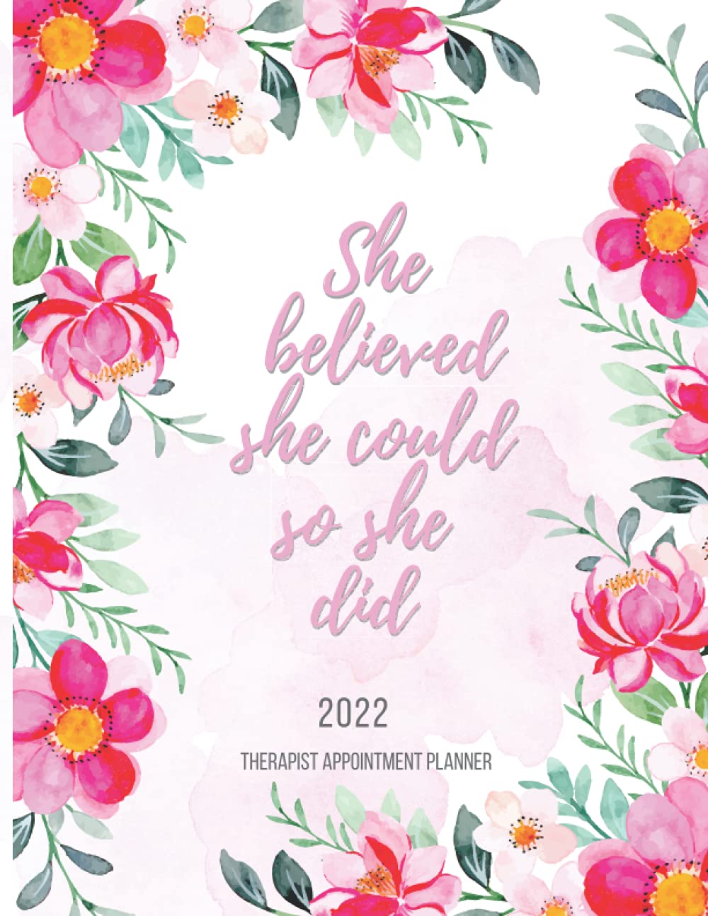 2022 Therapist Appointment Book Time Blocking Planner 52 Weeks Monday