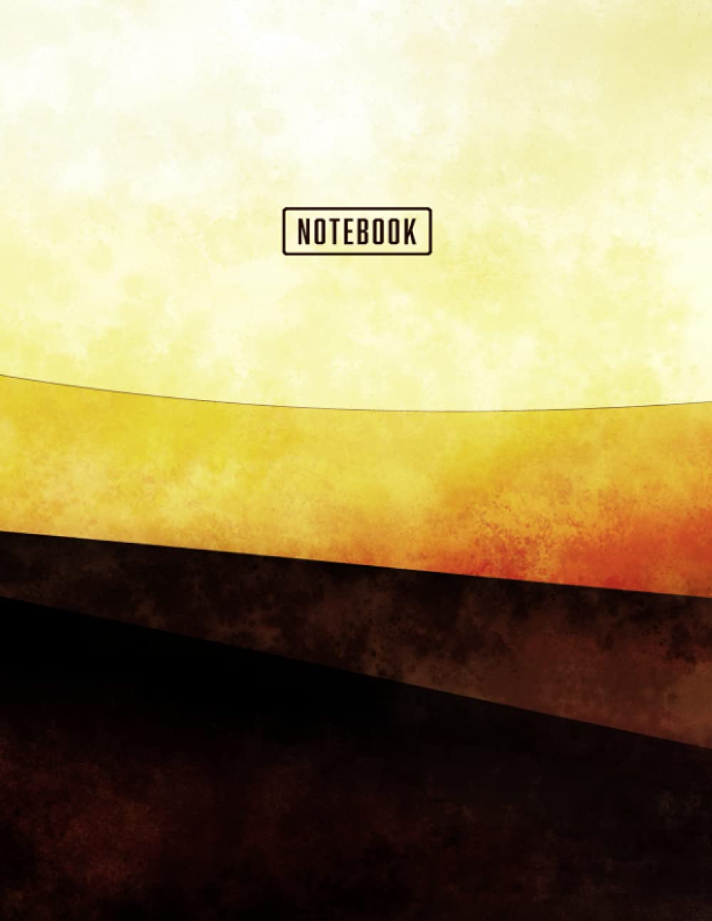 Notebook Lined Notebook Journal Abstract Cover 120 Pages Large