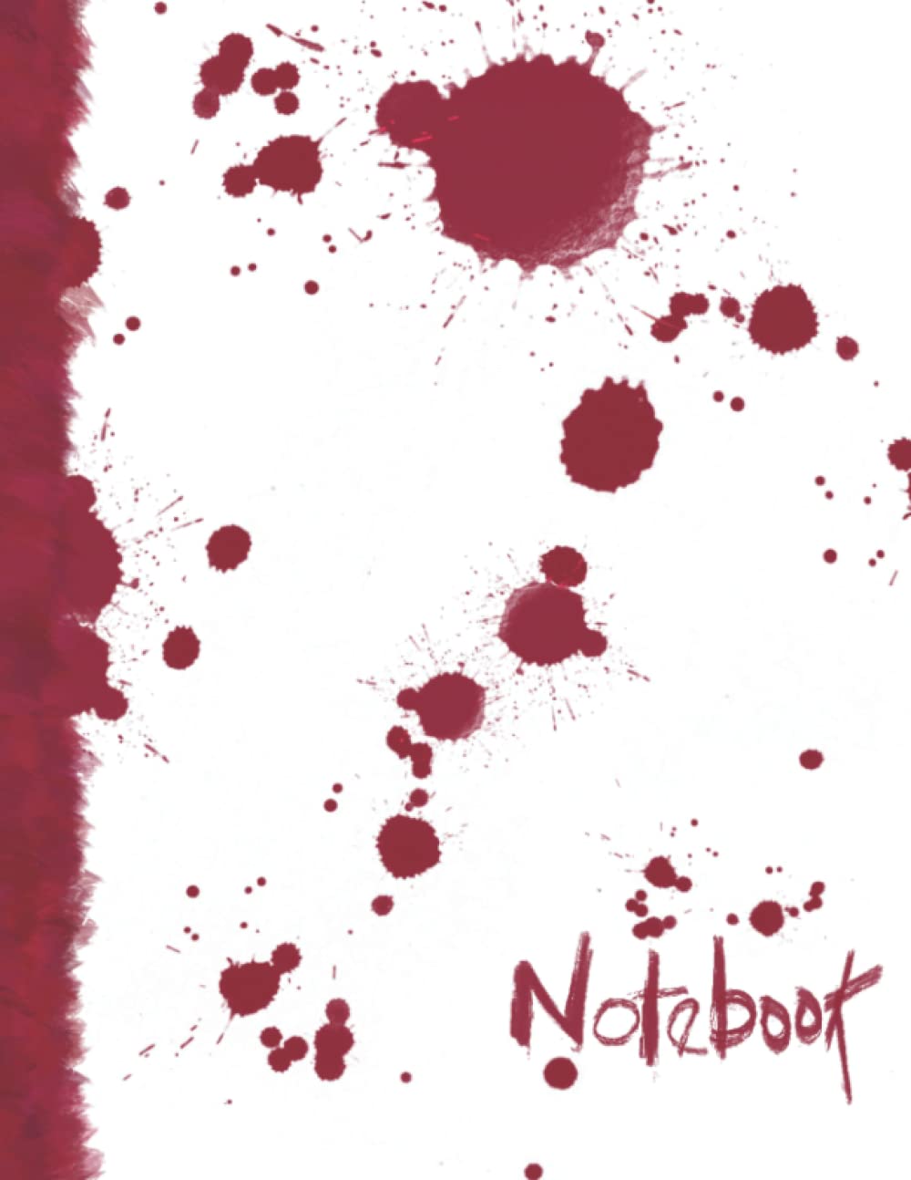 Composition Notebook Blood spatter design perfect for medschool