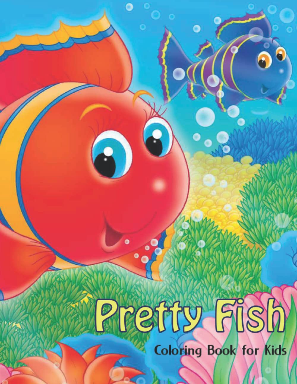 Pretty Fish Coloring Book for Kids: Coloring Fun - Pretty Fish Creative ...