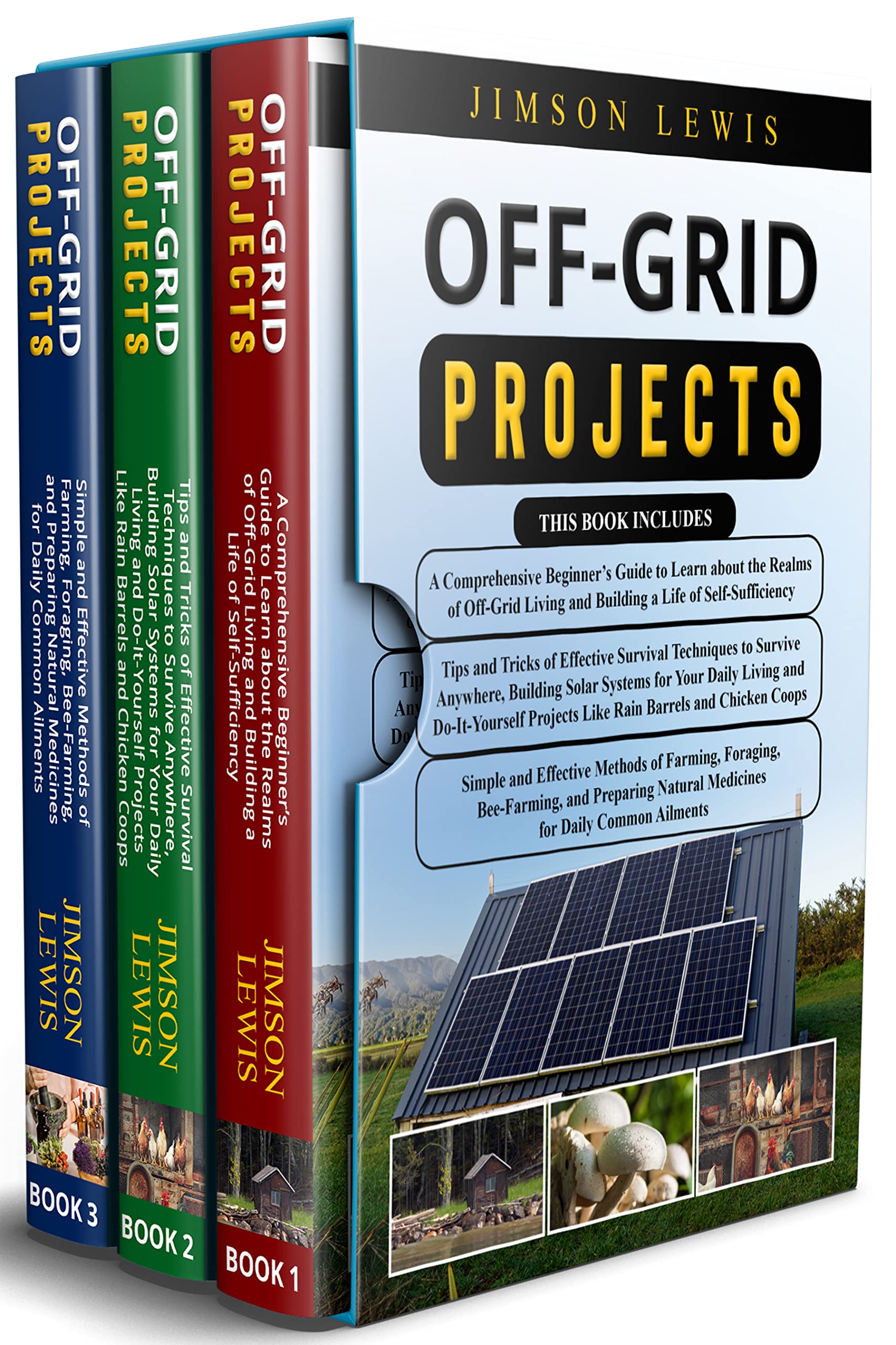 Off-Grid Projects: 3 in 1- A Comprehensive Beginner’s Guide+ Tips and ...