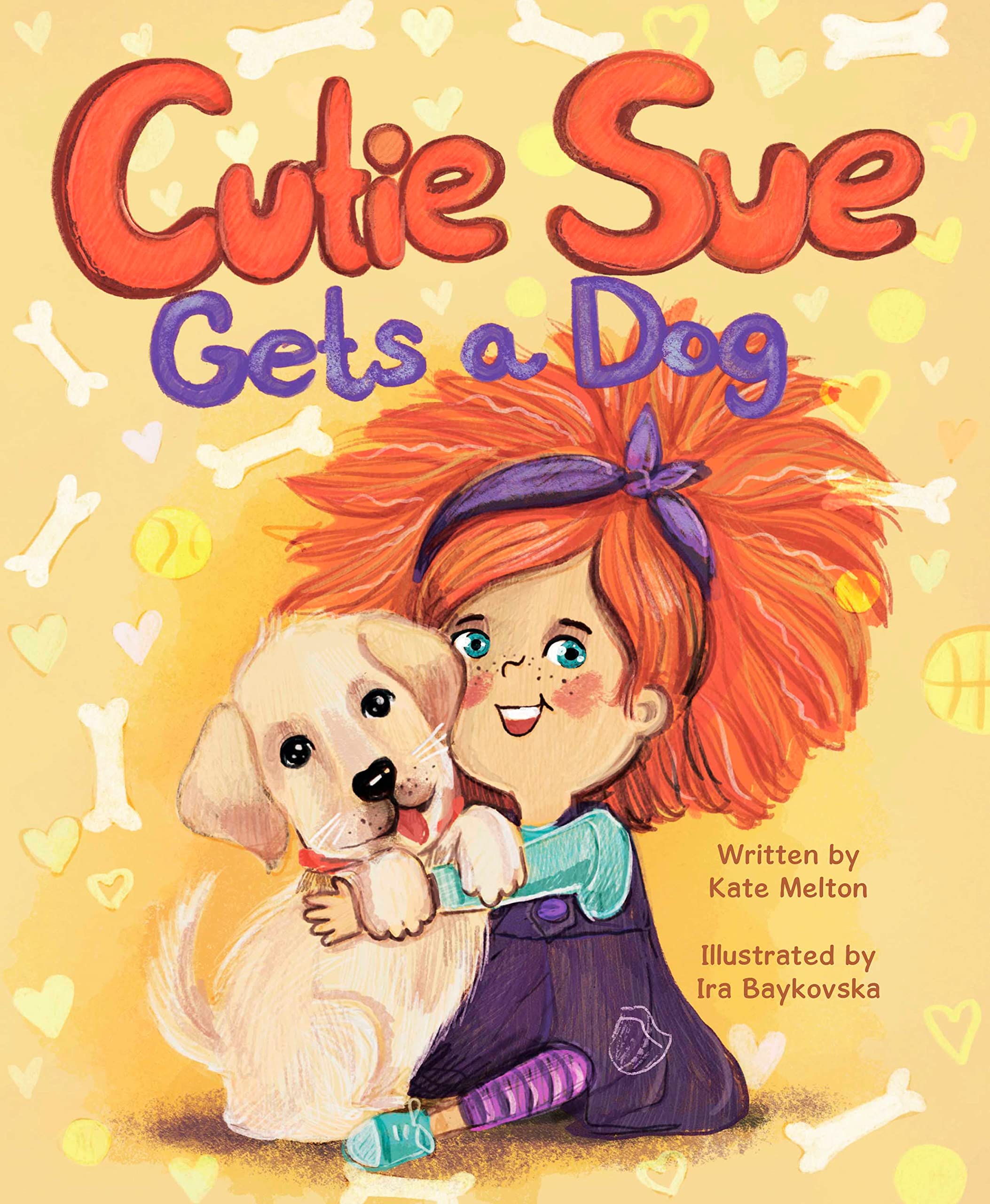 Children's Picture Book "Cutie Sue Gets a Dog" Teaching Responsibility for Pets by Kate Melton