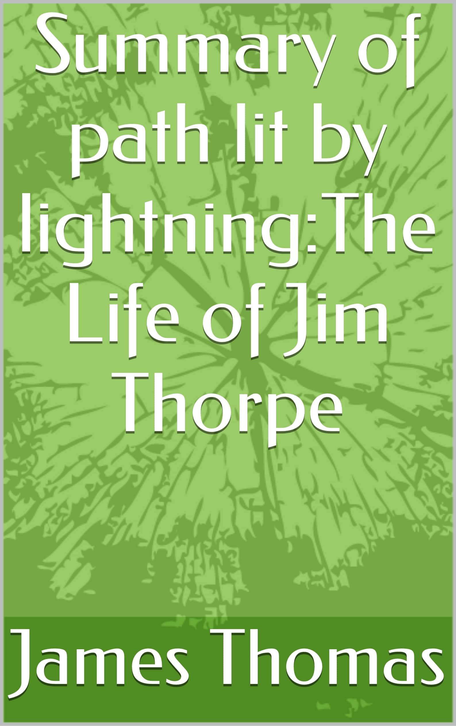 Summary of path lit by lightningThe Life of Jim Thorpe by James Thomas