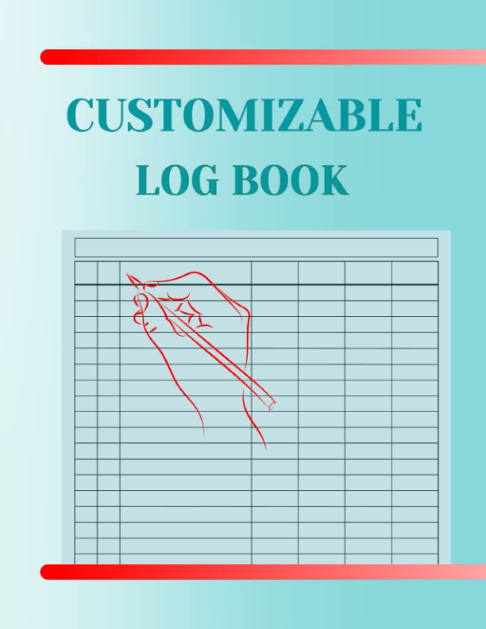 Customizable Log Book 7 Column Log Book to Track and Expenses, Debit and Credit