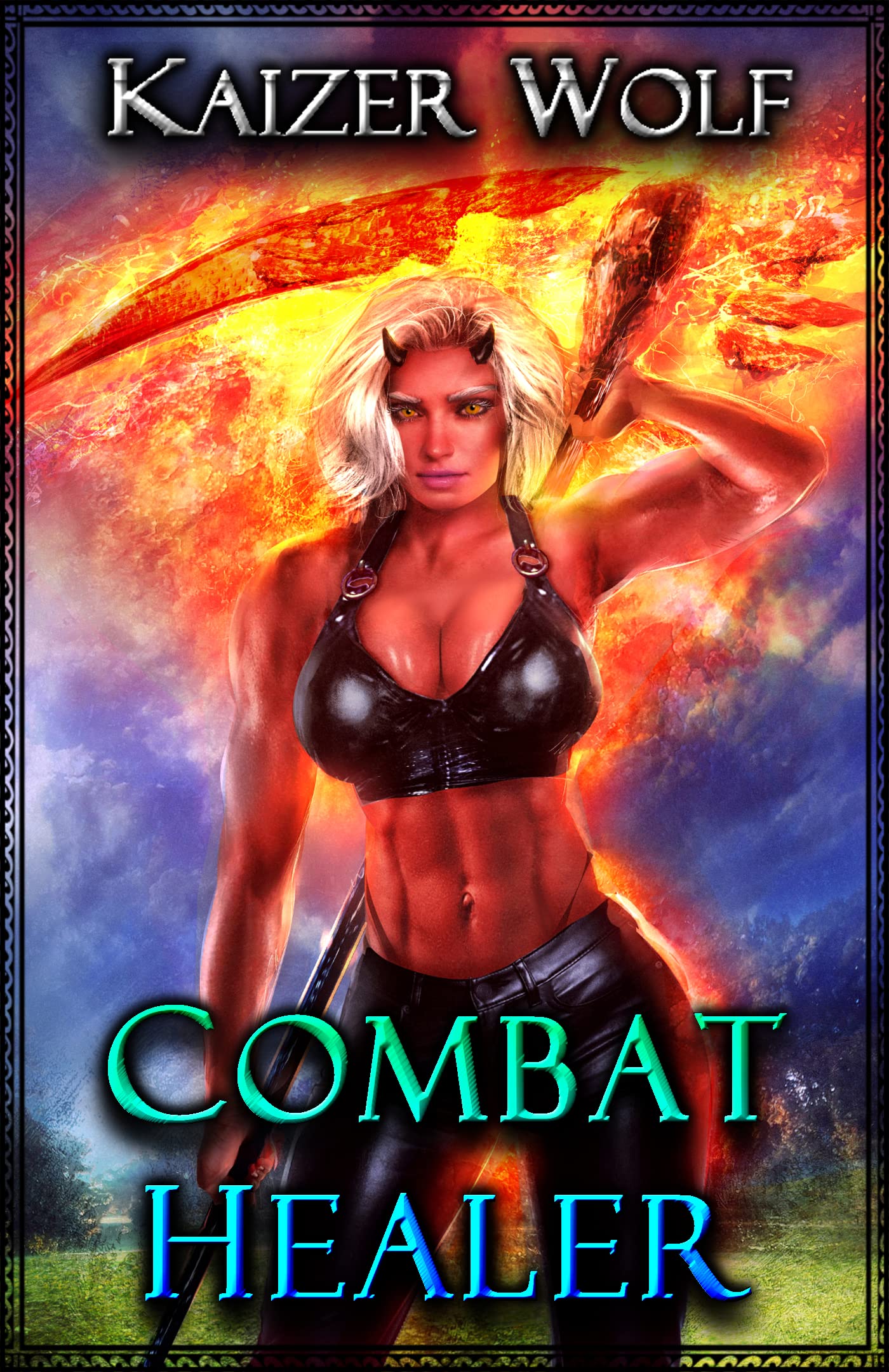 Combat Healer: Red Oni Battlemage: a Men’s LitRPG Adventure