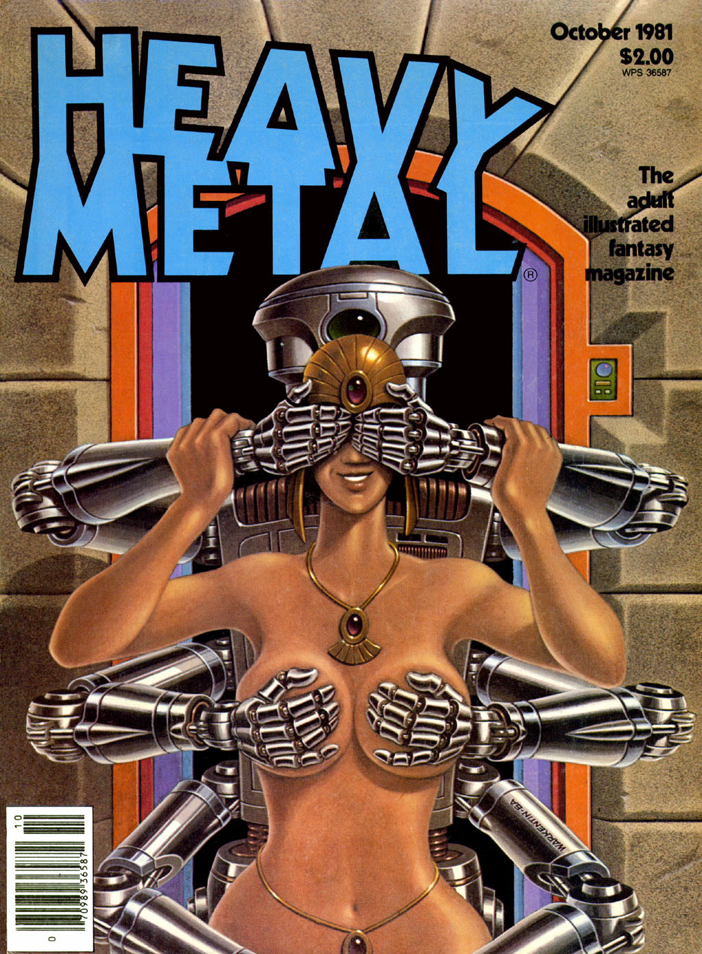 Heavy Metal, October 1981 book cover