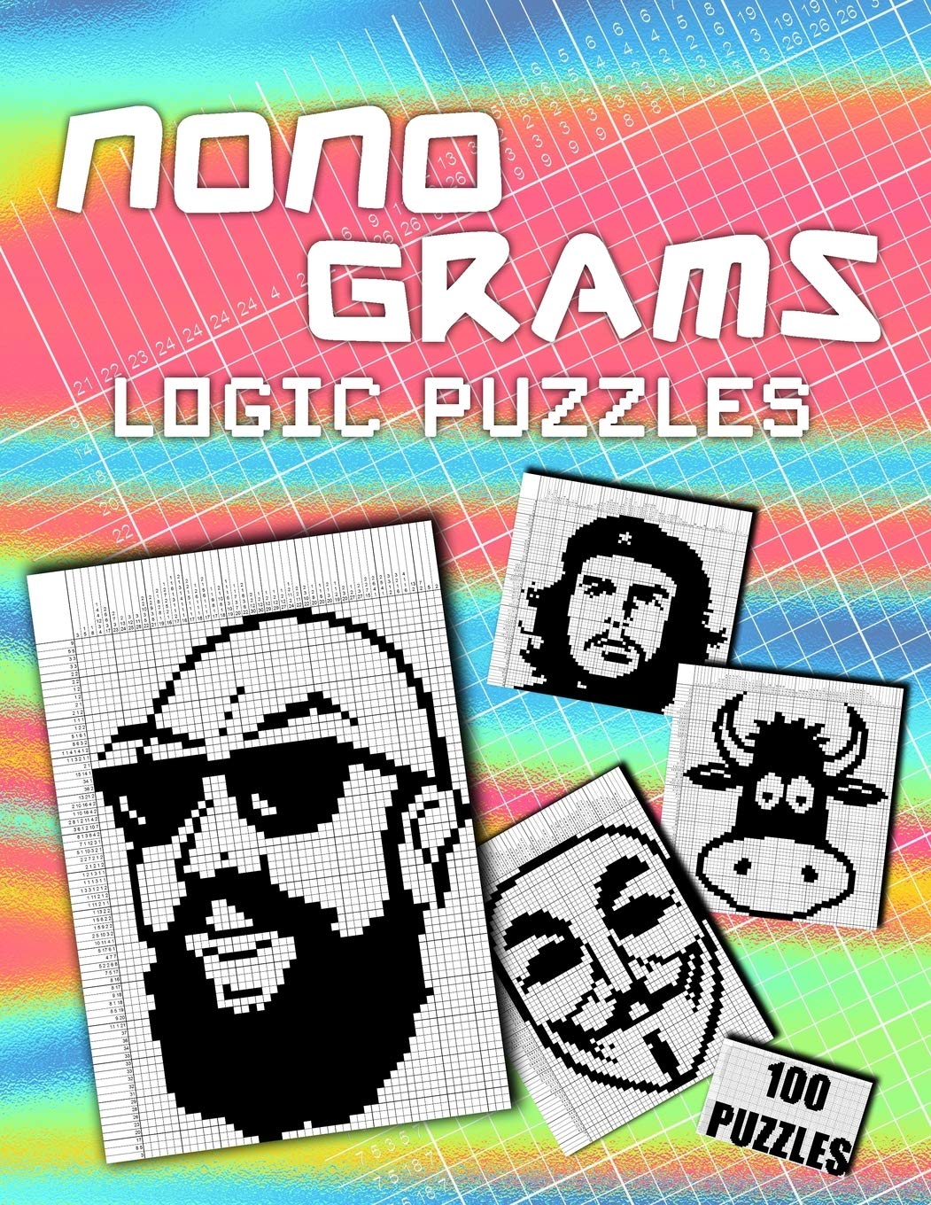 Nonograms Hanjie Puzzle Book For Adults 100 Challenging Picross