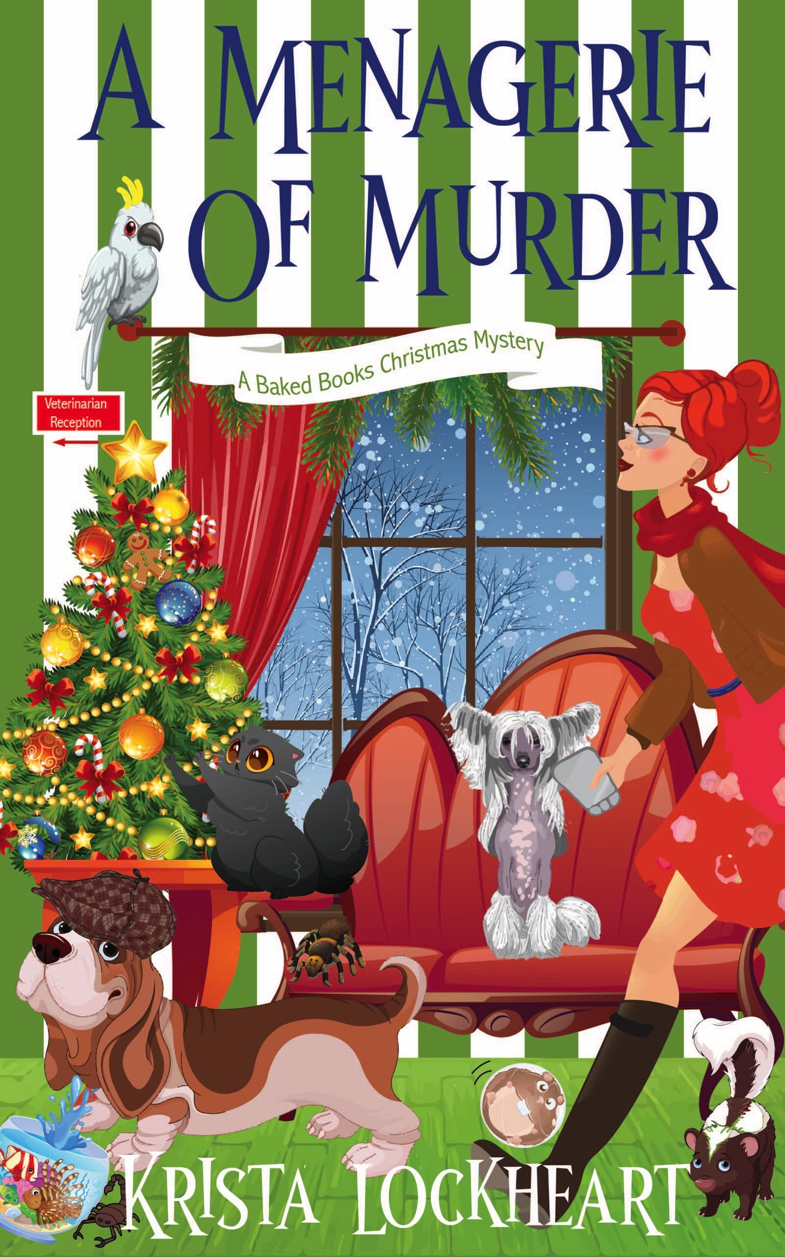A Menagerie of Murder: A heartwarming, charming cozy mystery filled with adorable animals to make you smile