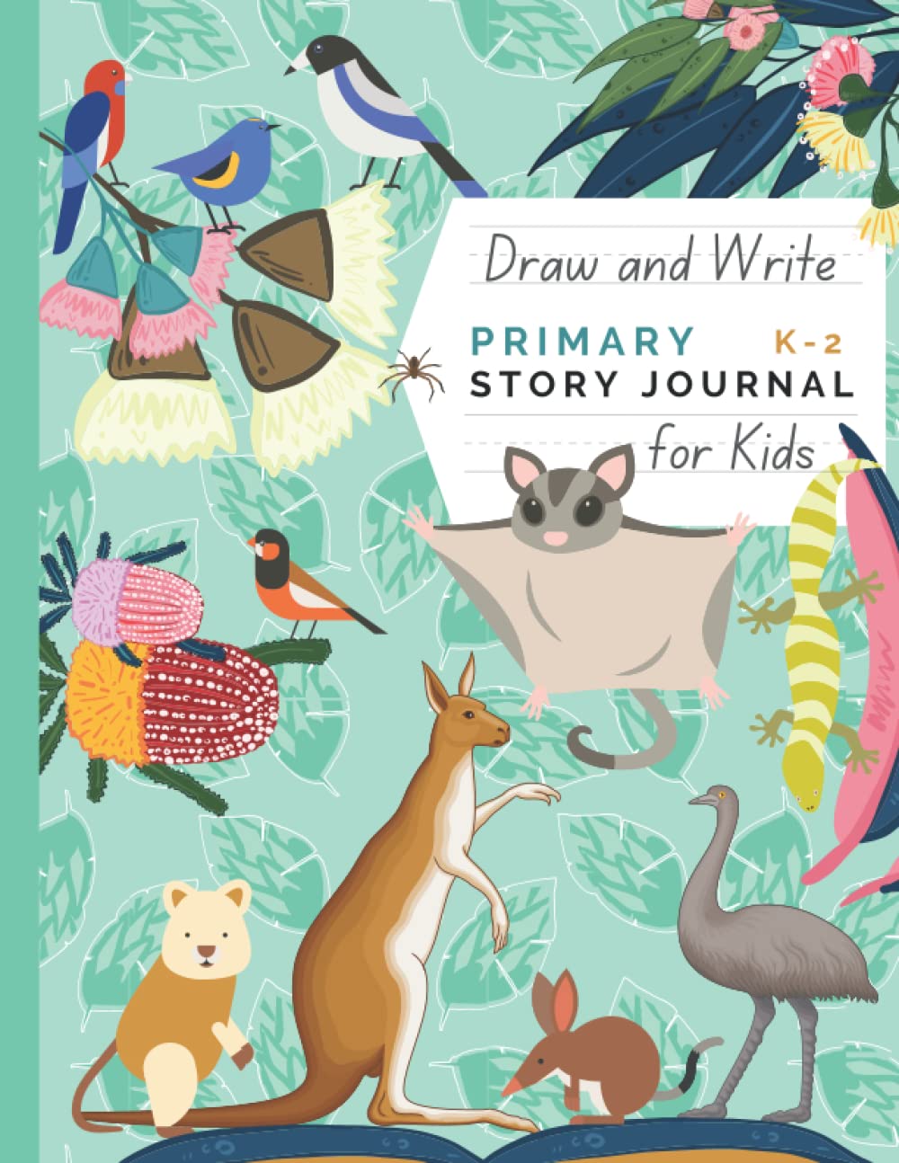 Draw and Write Primary Story Journal K2 for Kids Cute Australian