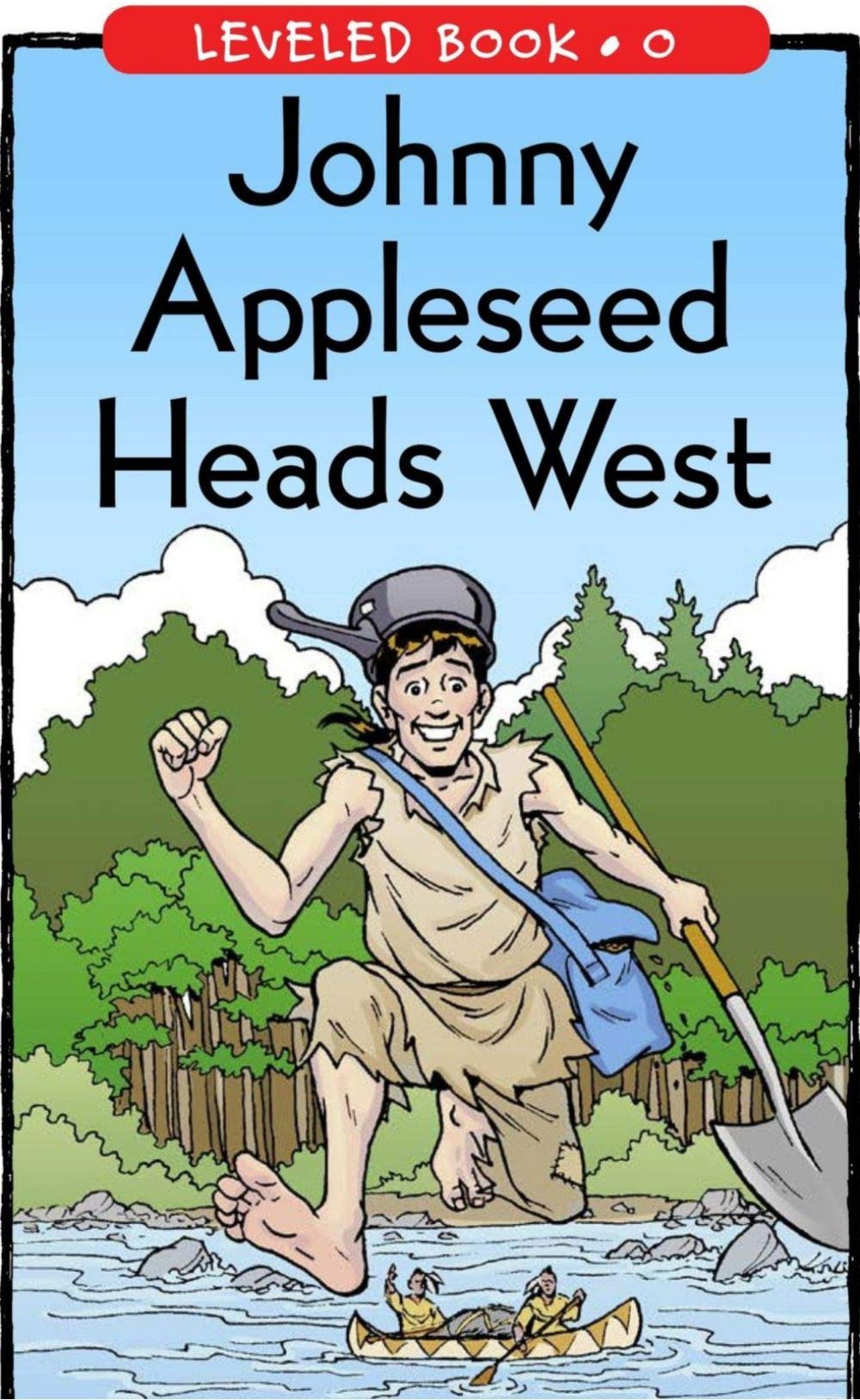 Johnny Appleseed Heads West kids book shelves and storage by Kelly