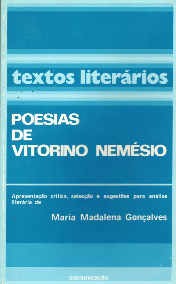Poesias de Vitorino Nemésio book cover