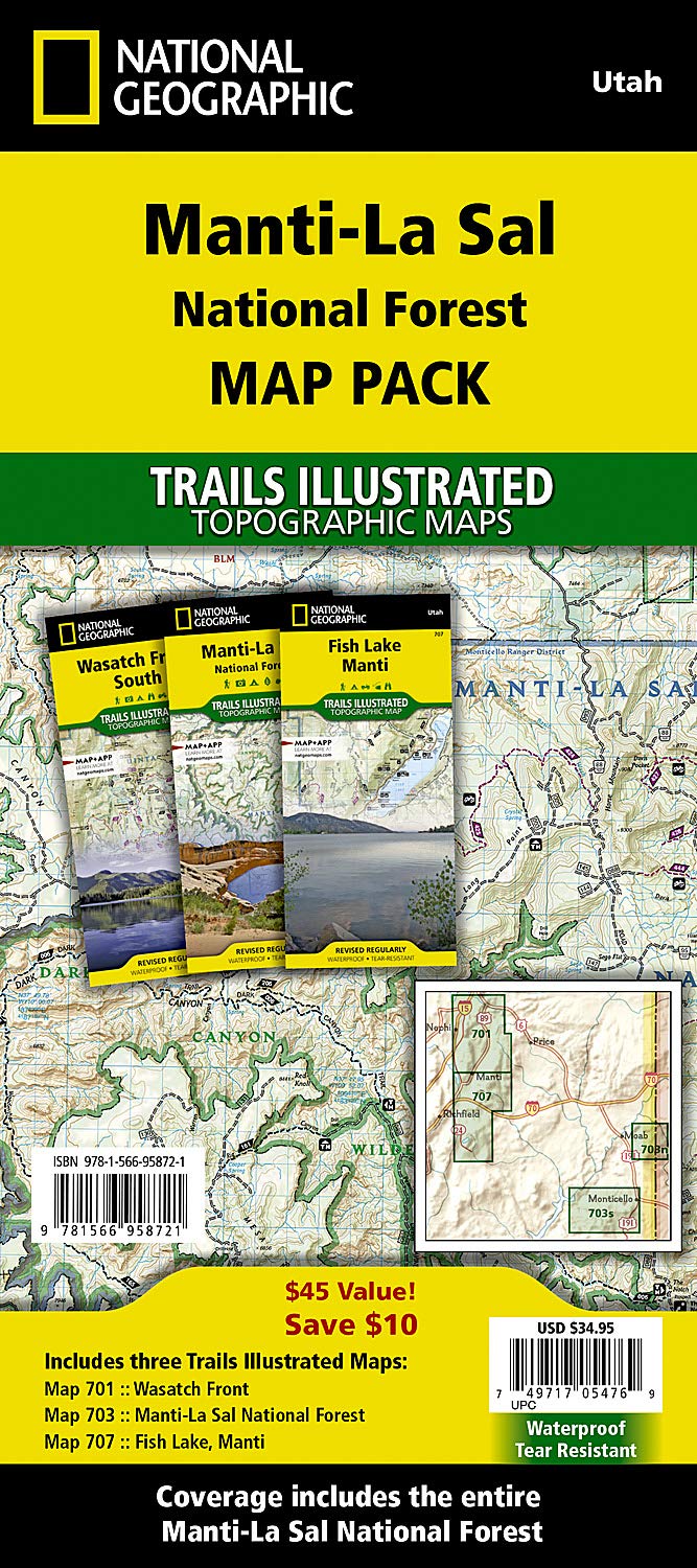 MantiLa Sal National Forest [Map Pack Bundle] by National Geographic