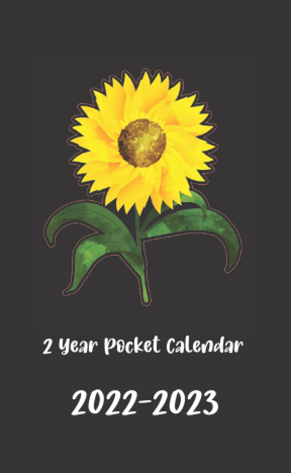 2 Year Pocket Calendar 20222023 Sunflower Cover Design, Two Year