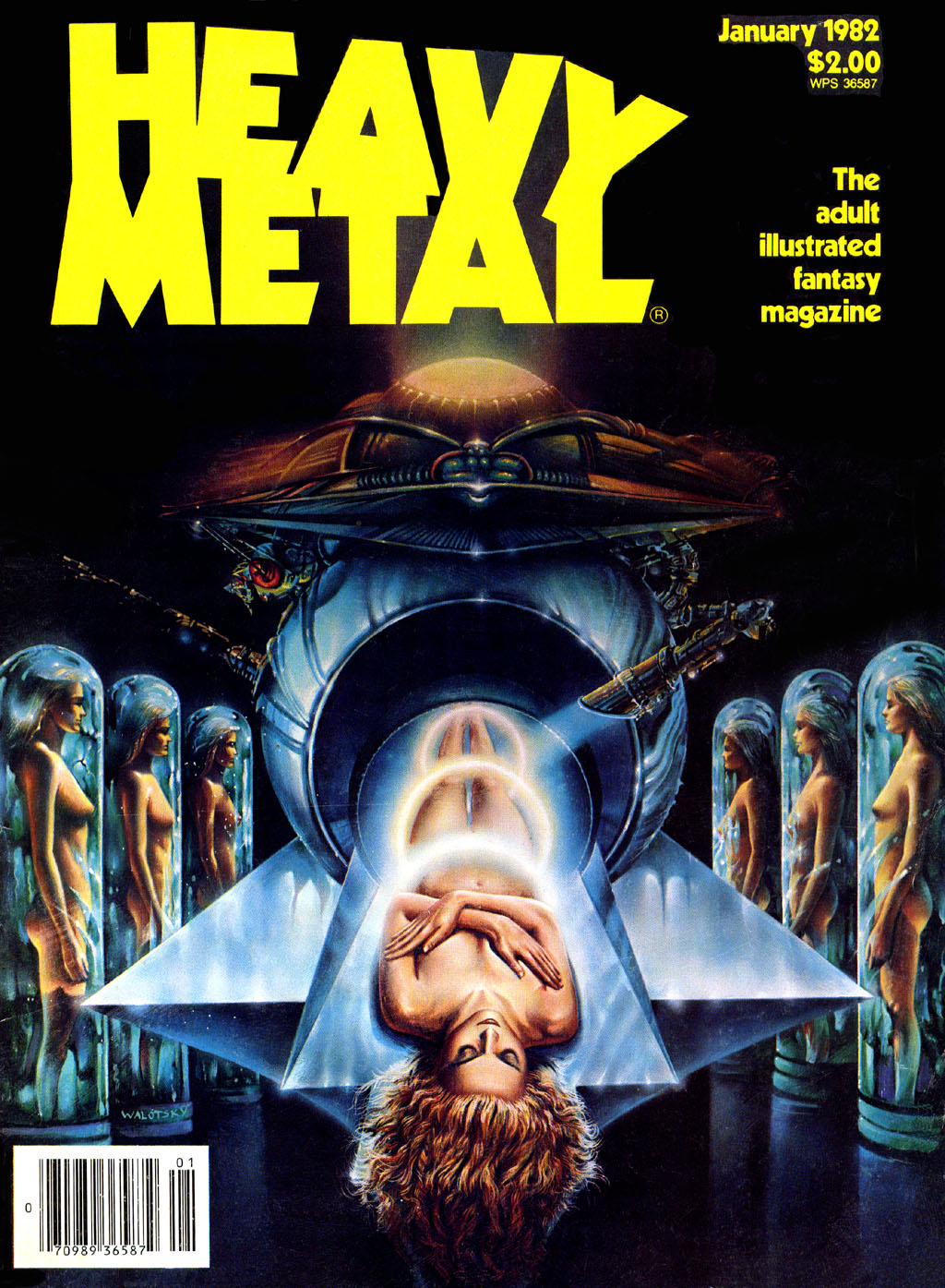 Heavy Metal, January 1982 book cover