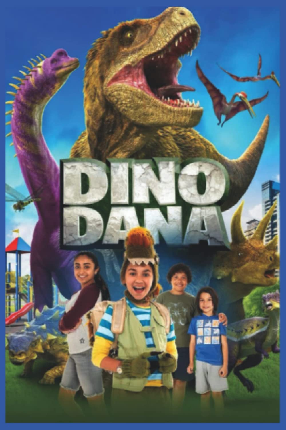 Dino Dana Notebook: Lined Pages Notebook Small Size 6x9 inches 110 ...