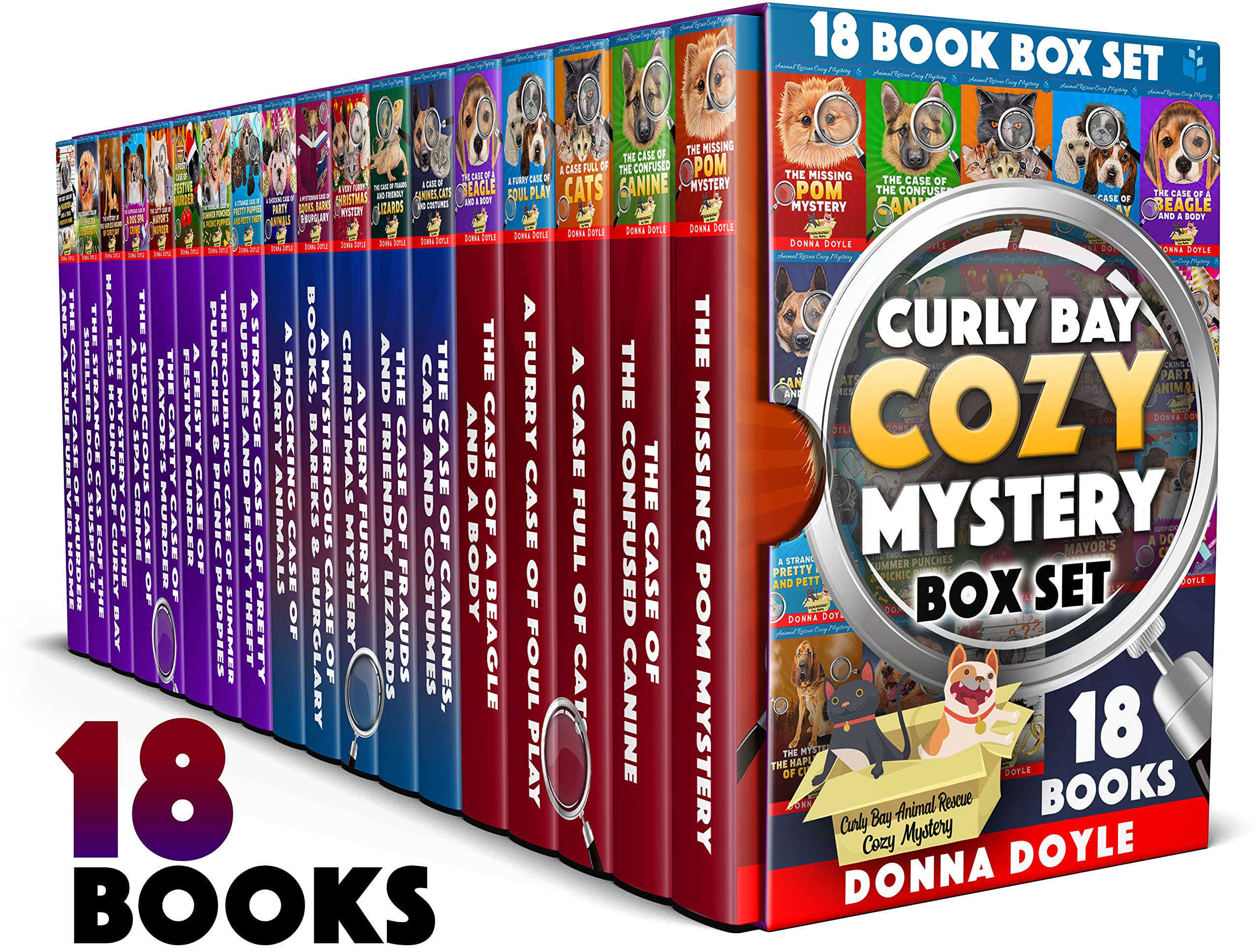 Curly Bay Cozy Mystery Boxset: 18 Book