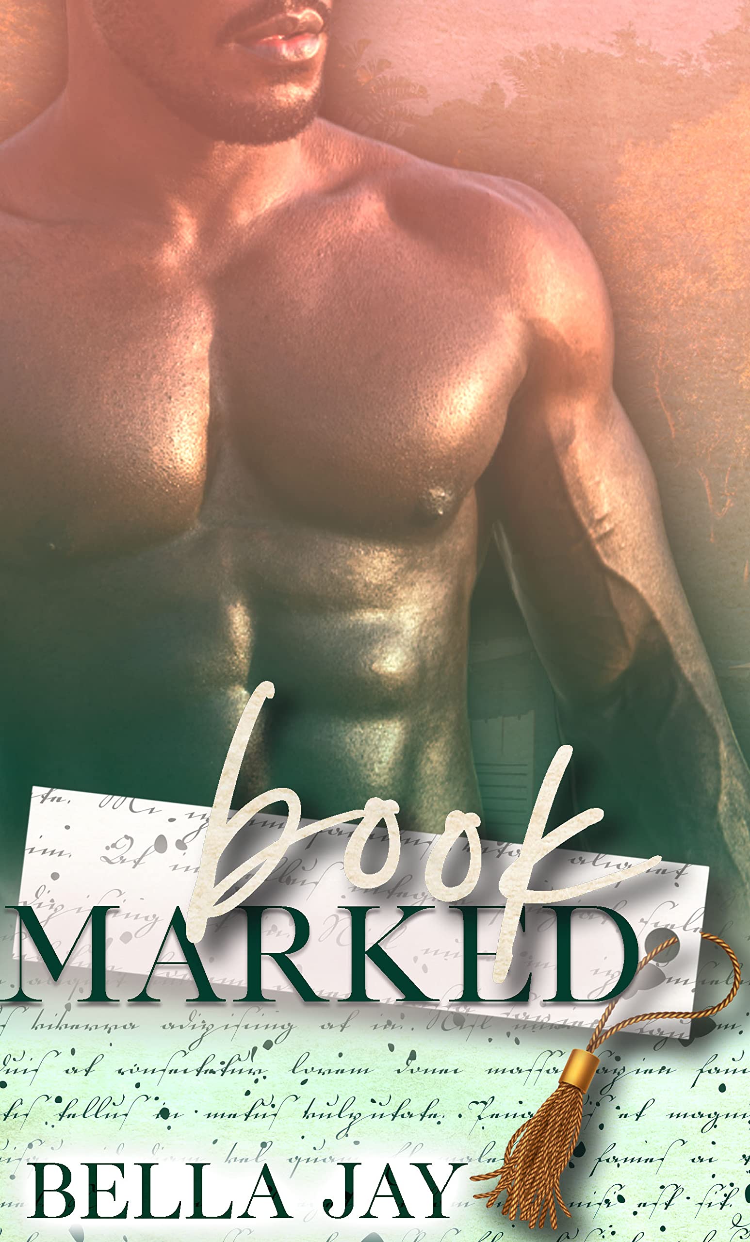 Bookmarked book cover