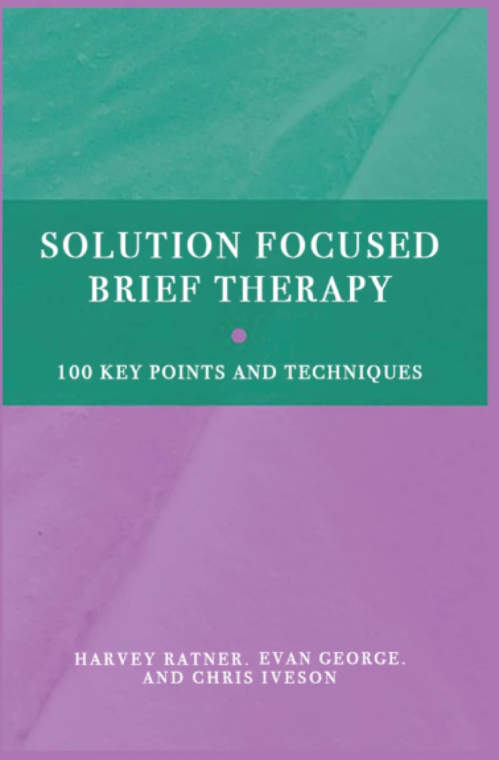 Solution Focused Brief Therapy 100 Key Points and Techniques, 1st