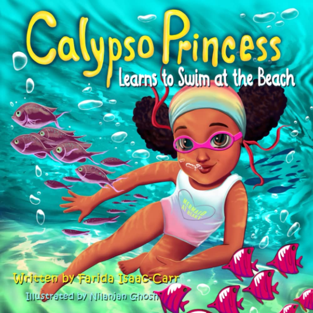 Calypso Princess Learns to Swim at the Beach by Farida IsaacCarr