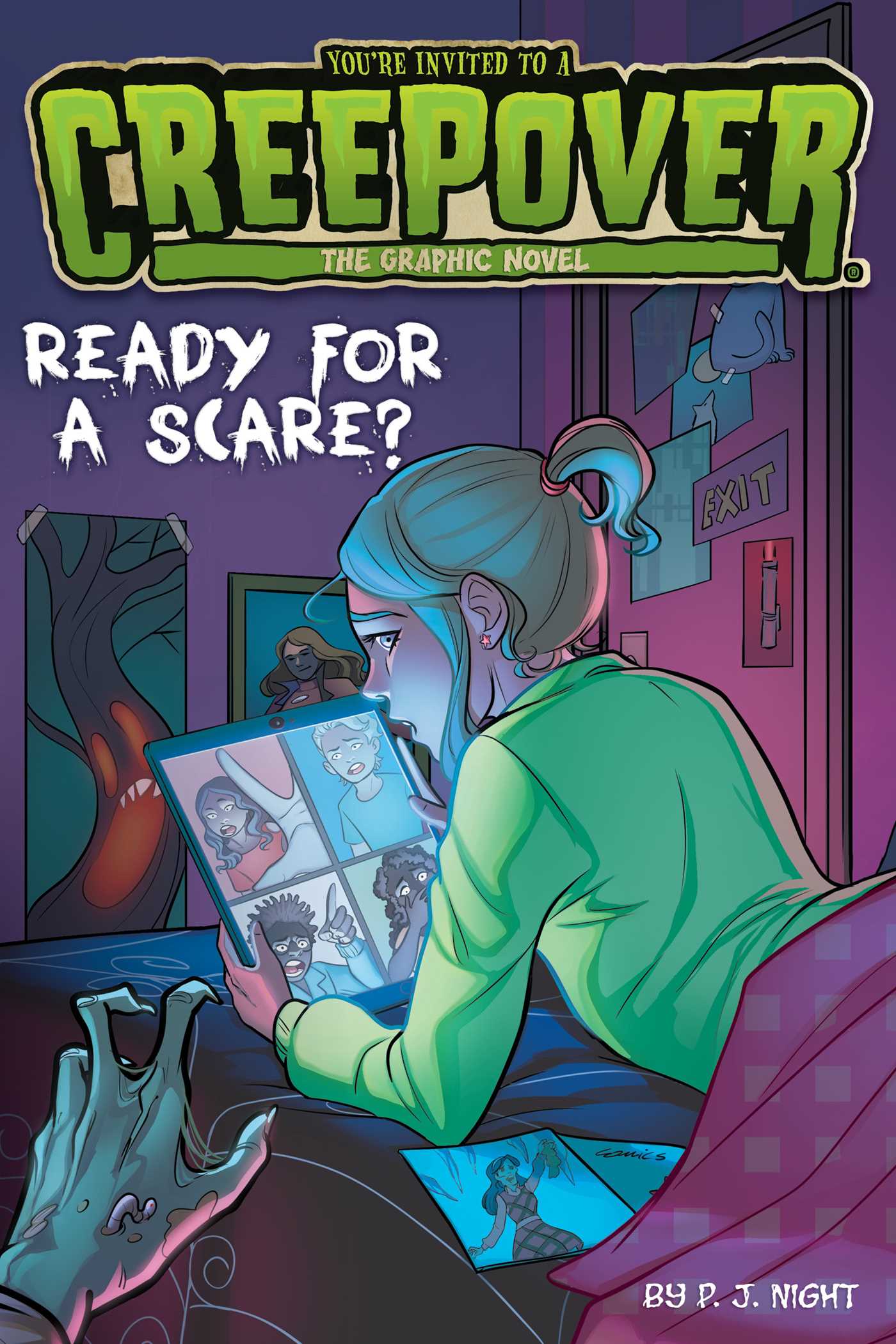 You're Invited to a Creepover Graphic Novels book cover 3